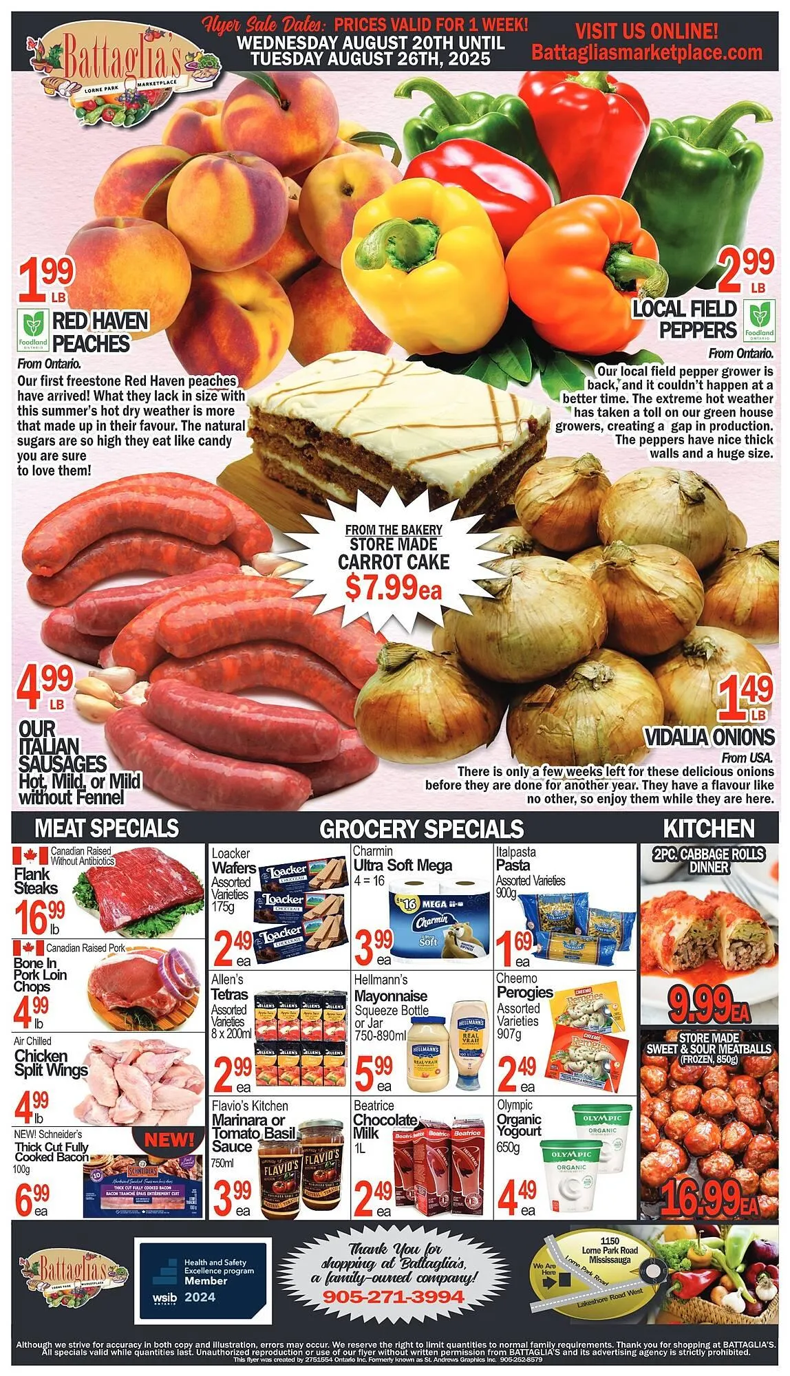 Battaglia's Marketplace flyer from August 20 to August 26 2025 - flyer page 1
