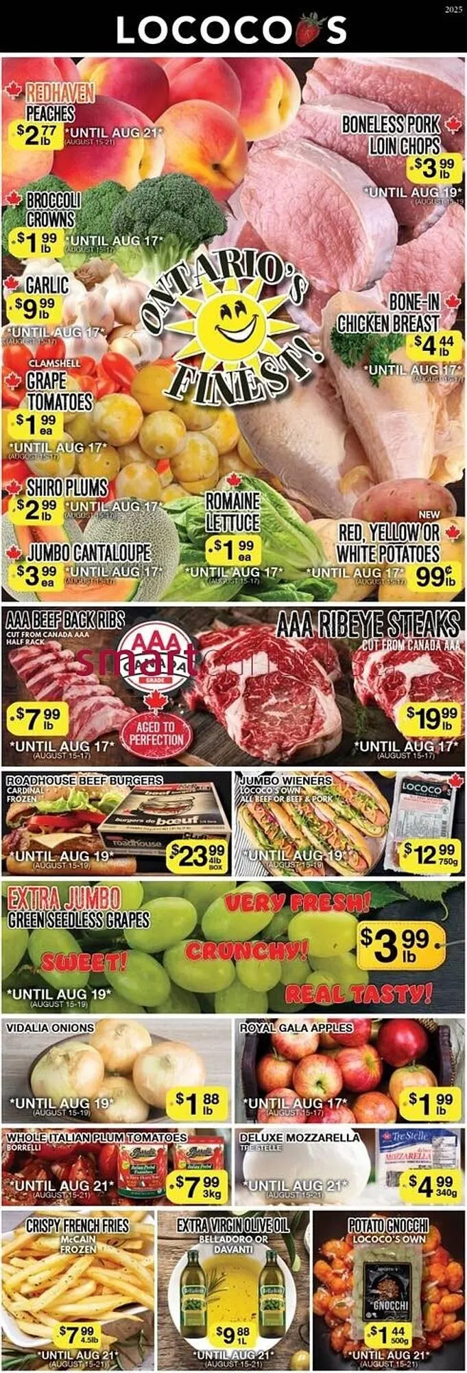 Lococo's flyer from August 15 to August 21 2025 - flyer page 1