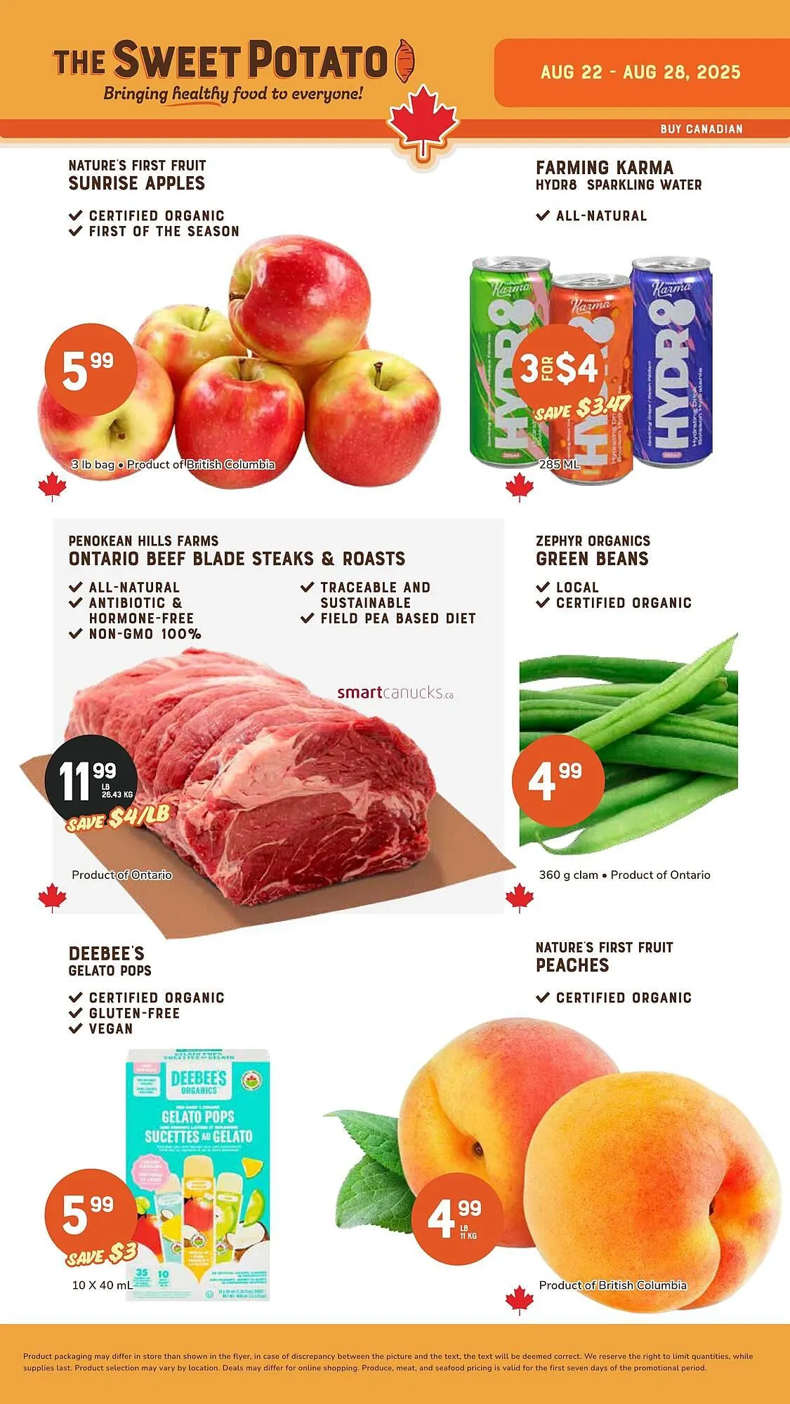 The Sweet Potato flyer from August 22 to August 28 2025 - flyer page 1