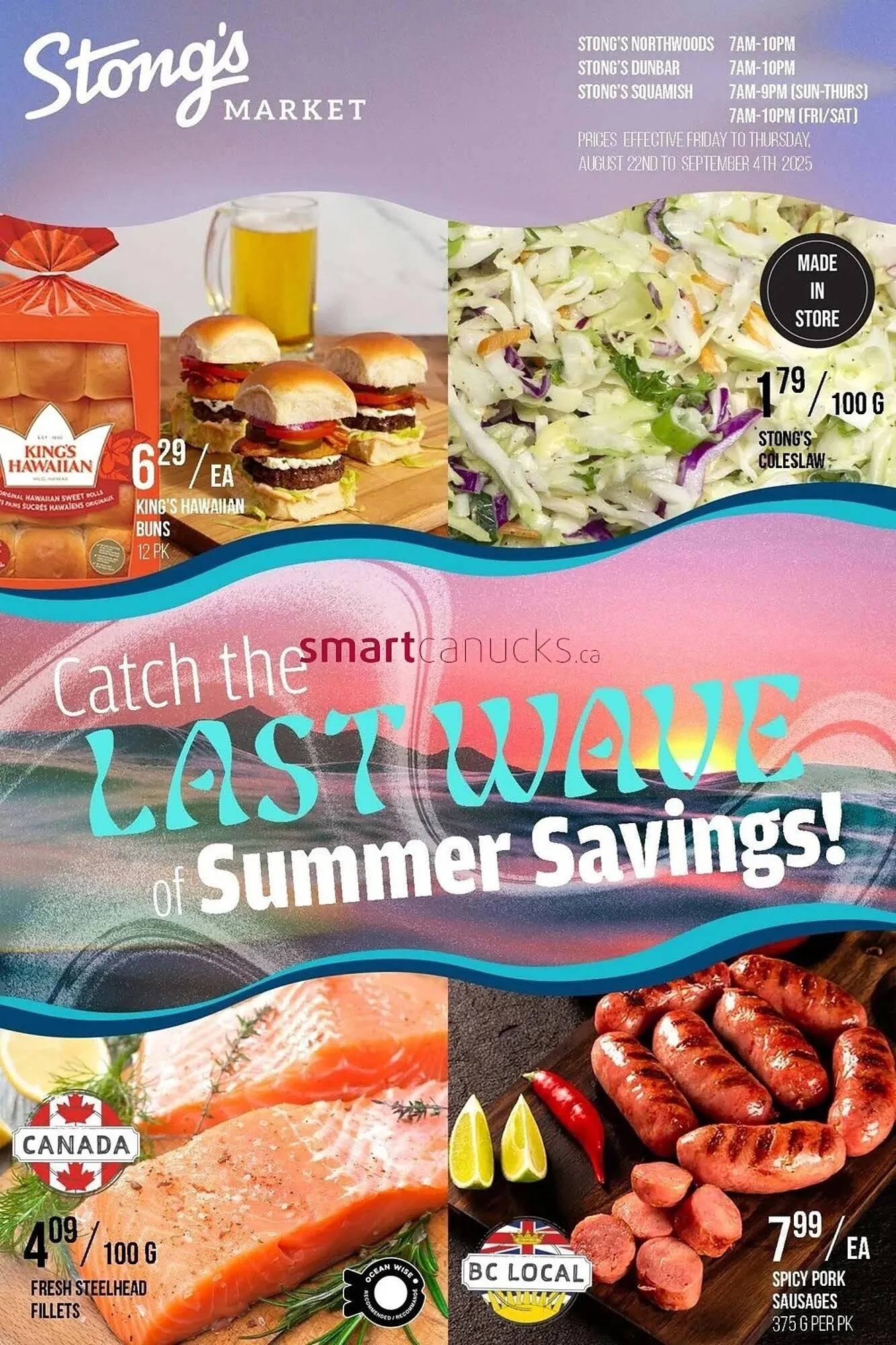 Stong's Market flyer from August 22 to August 28 2025 - flyer page 1