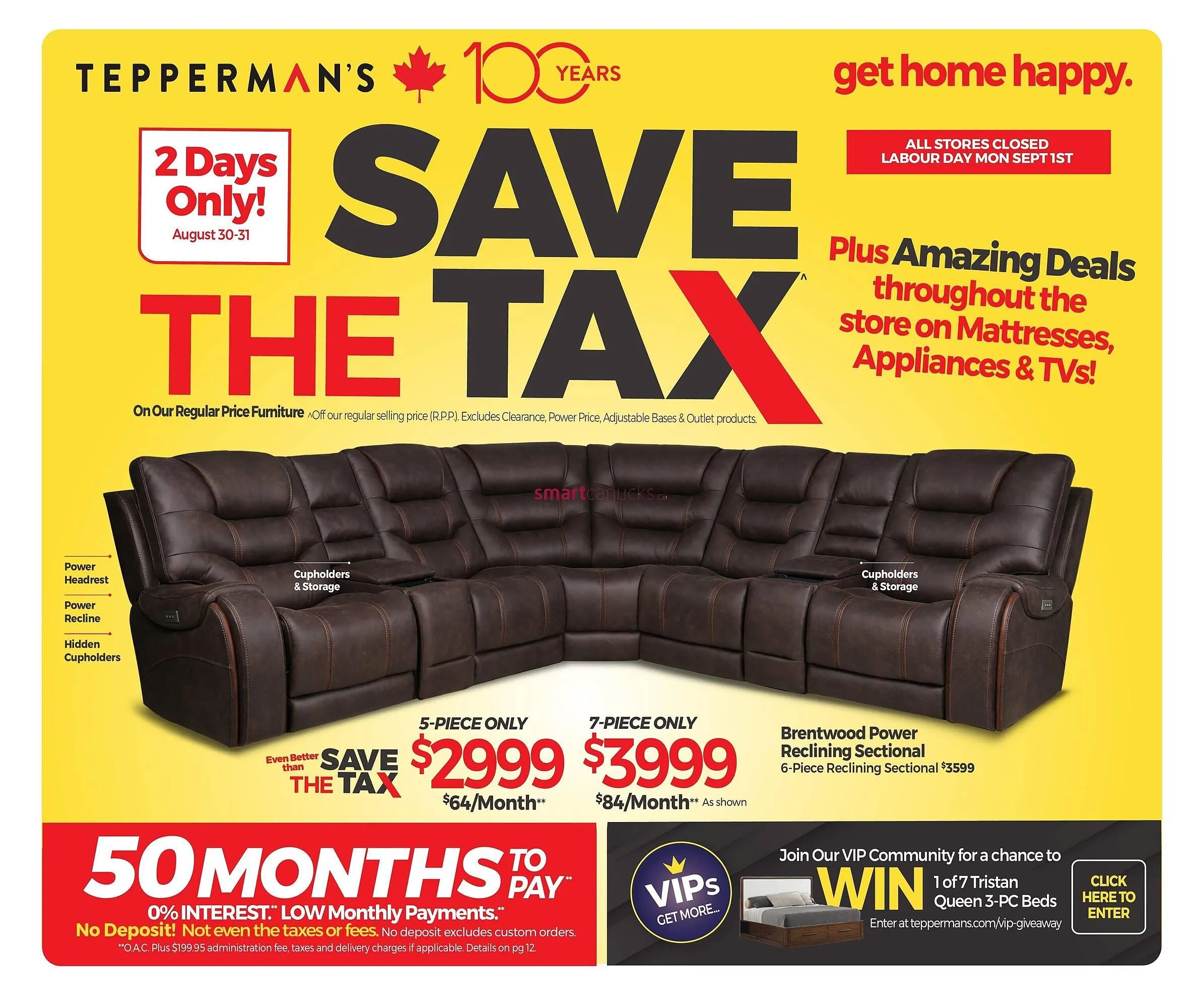Tepperman's flyer from August 29 to September 4 2025 - flyer page 1