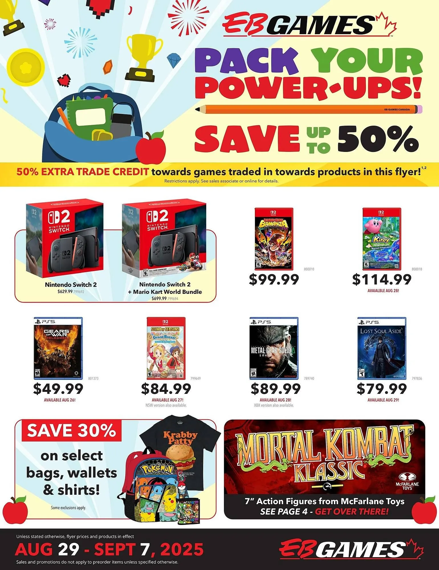 EB Games flyer from August 29 to September 4 2025 - flyer page 1