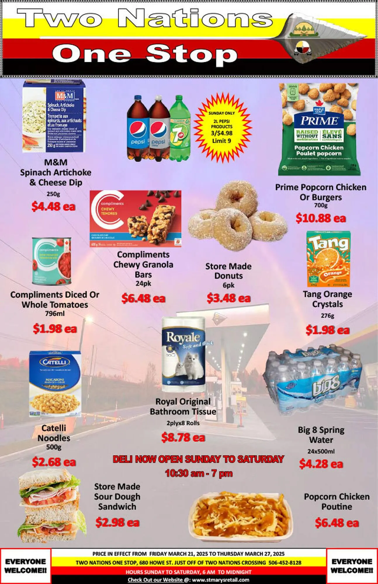 Two Nations One Stop flyer - 1