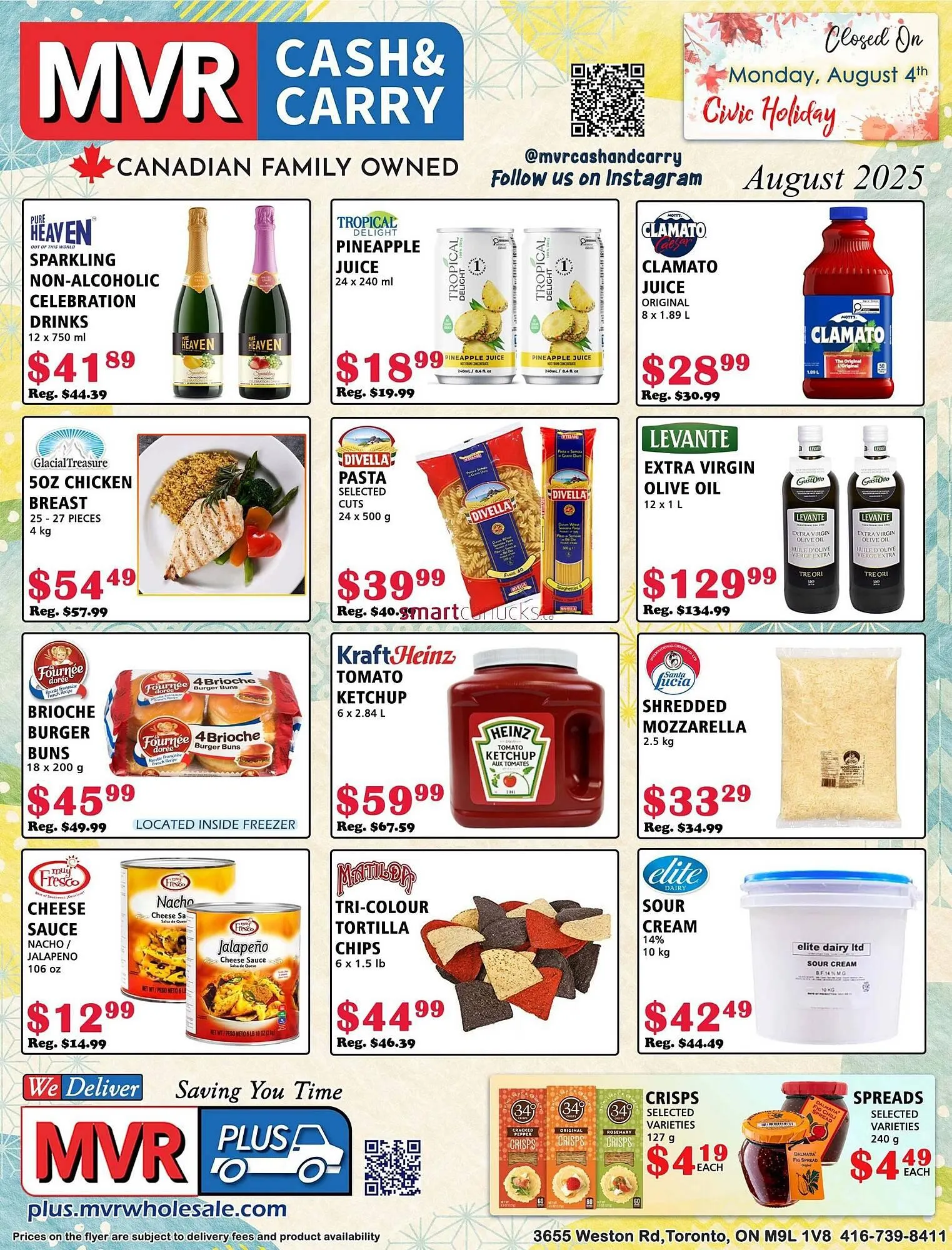 MVR Cash & Carry flyer from August 1 to August 31 2025 - flyer page 1