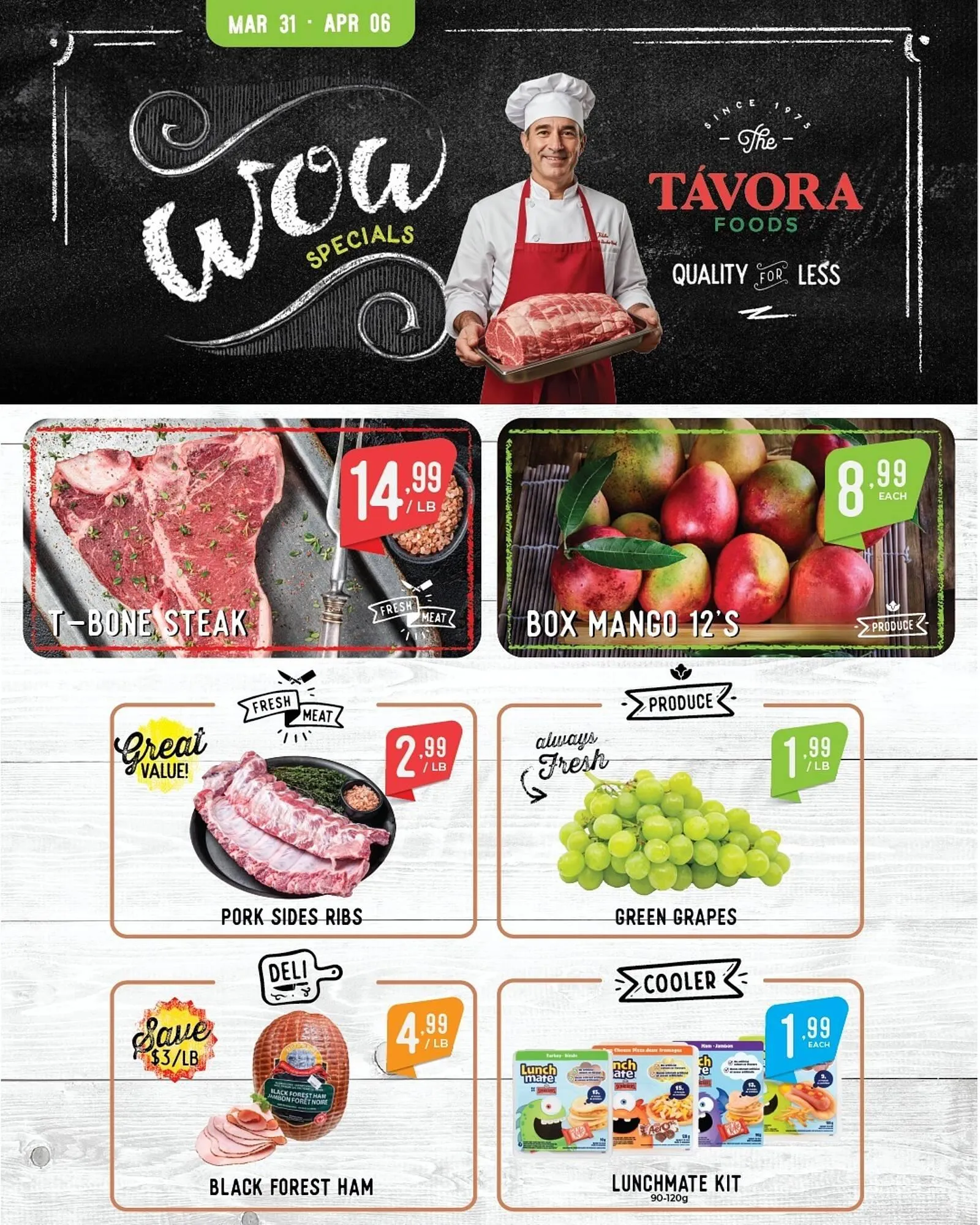 Tavora Foods flyer - 1
