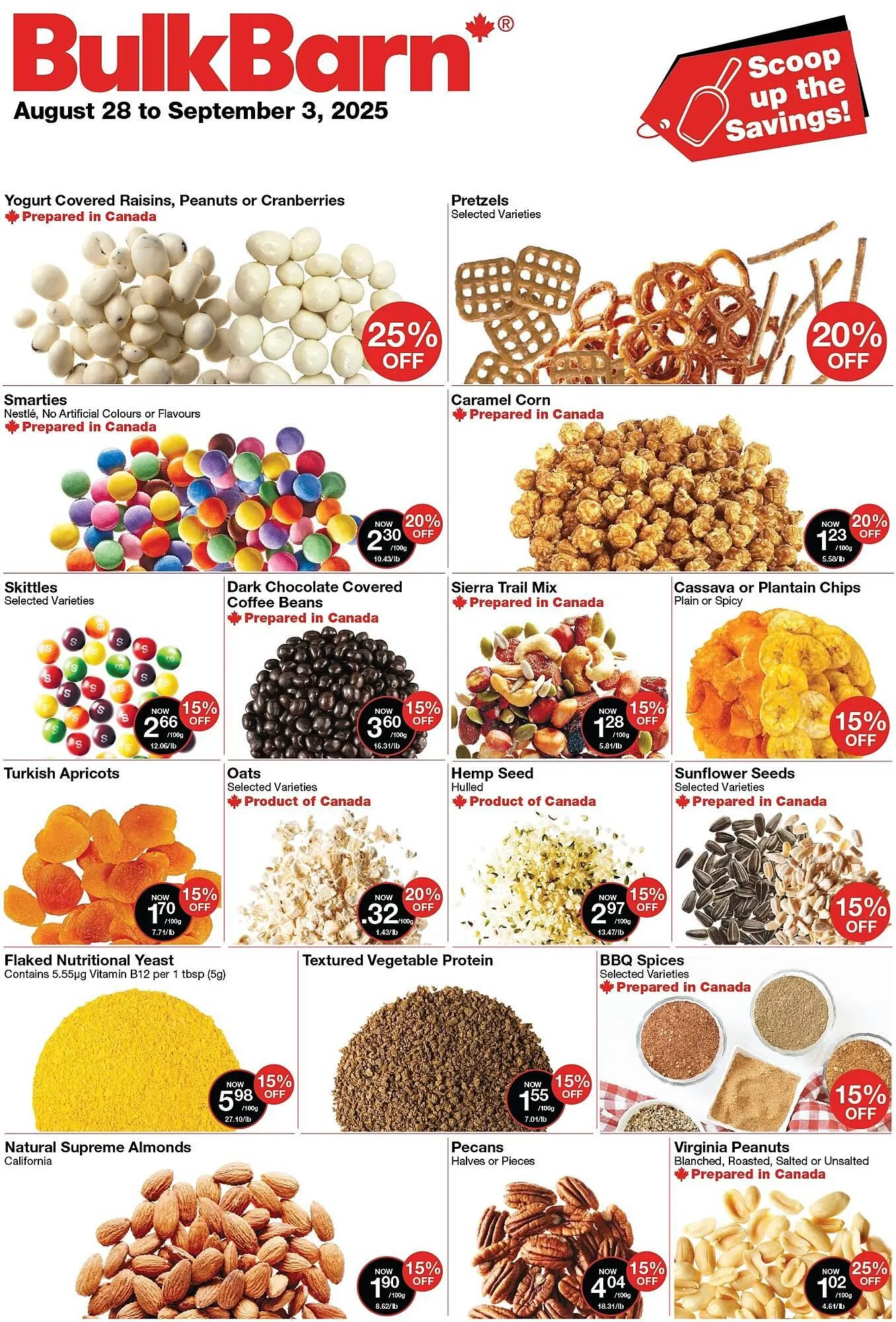 Bulk Barn flyer from August 28 to September 3 2025 - flyer page 1
