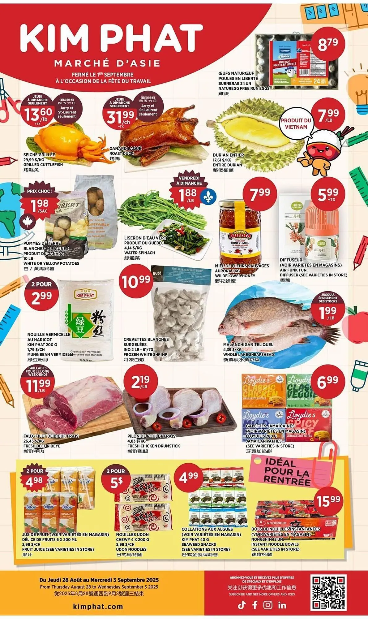 Kim Phat flyer from August 29 to October 1 2025 - flyer page 1