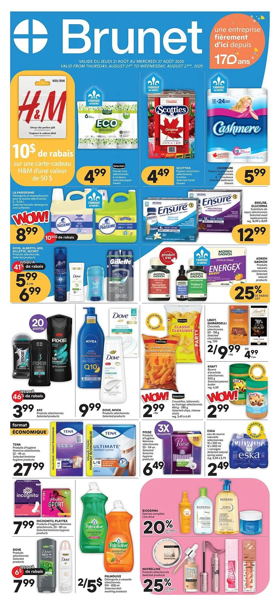Brunet flyer from August 21 to August 27 2025 - flyer page 1