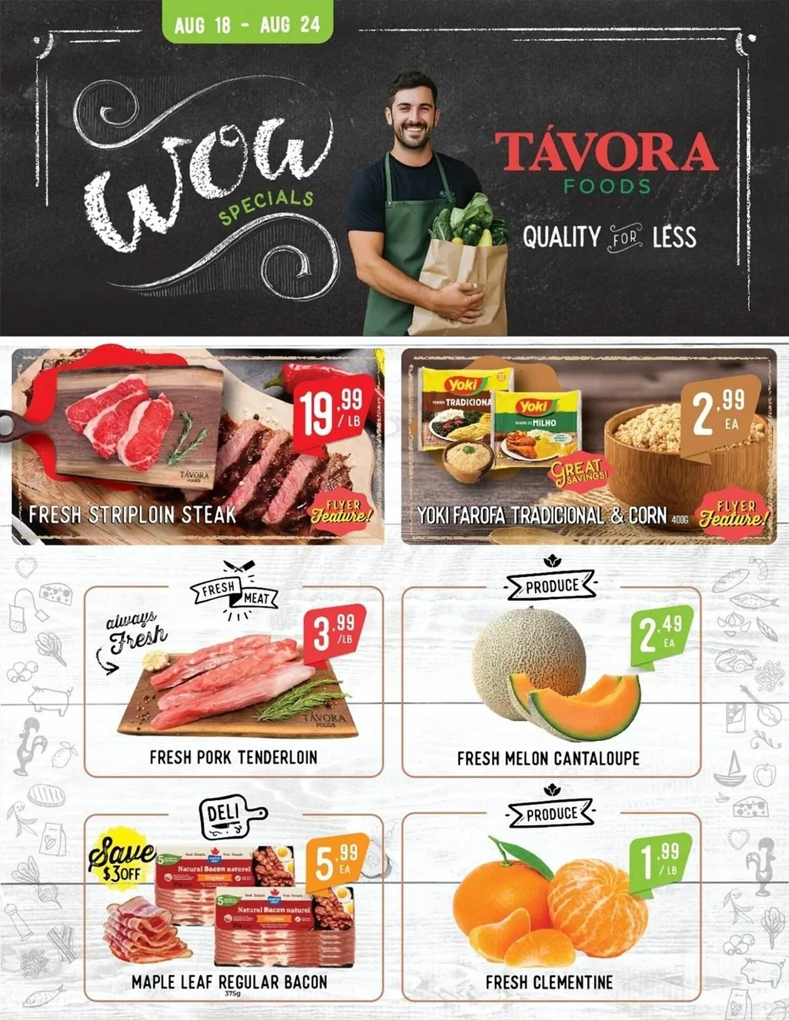 Tavora Foods flyer from August 21 to August 27 2025 - flyer page 1