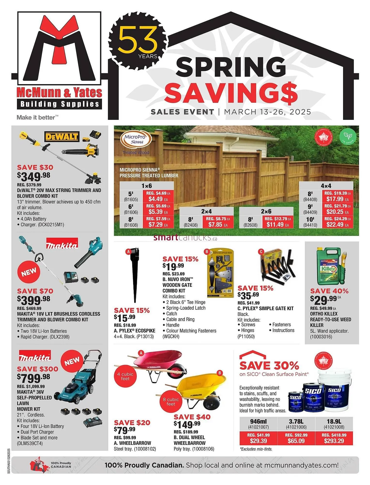 McMunn & Yates Building Supplies flyer - 1