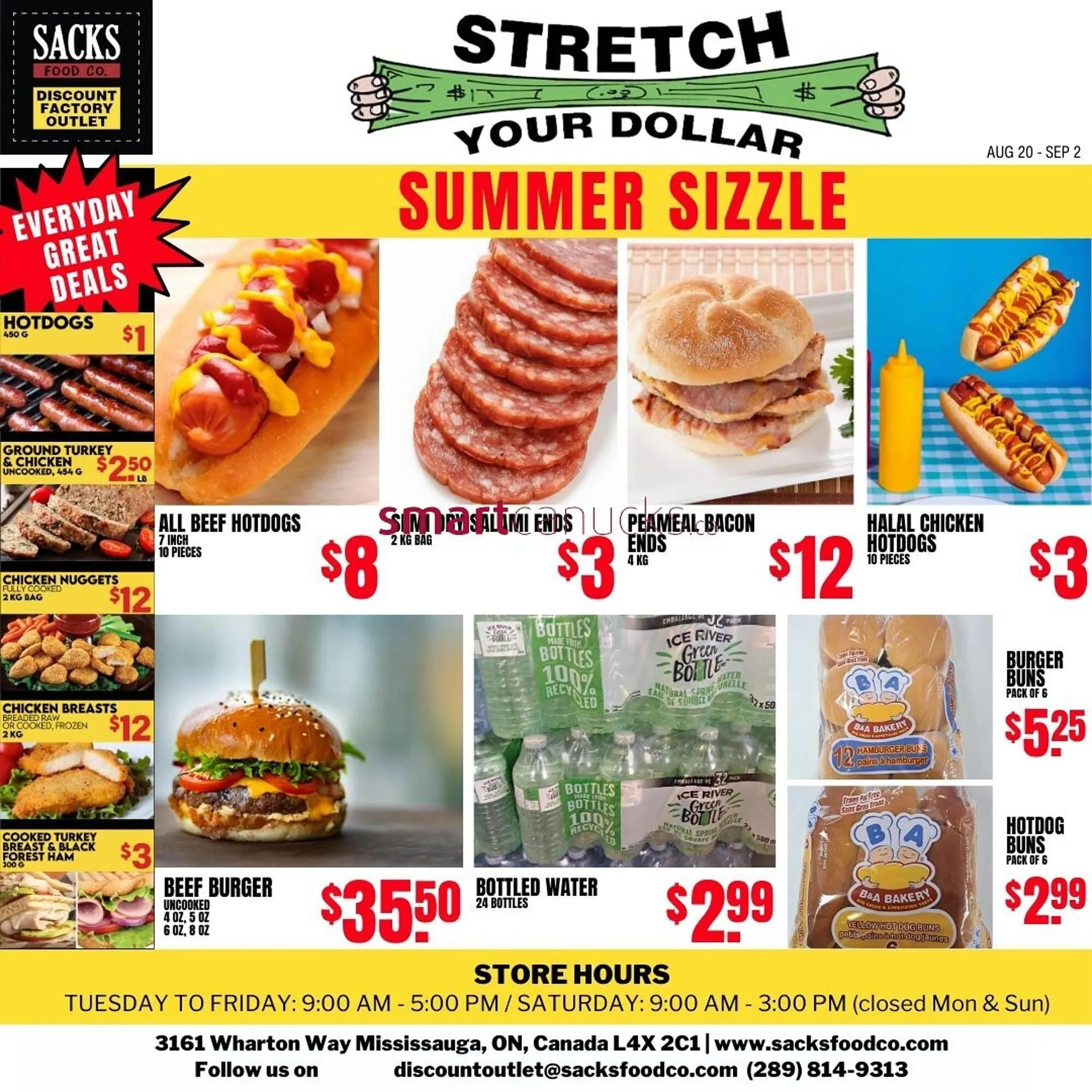 Sacks Food Co. flyer from August 21 to August 27 2025 - flyer page 1