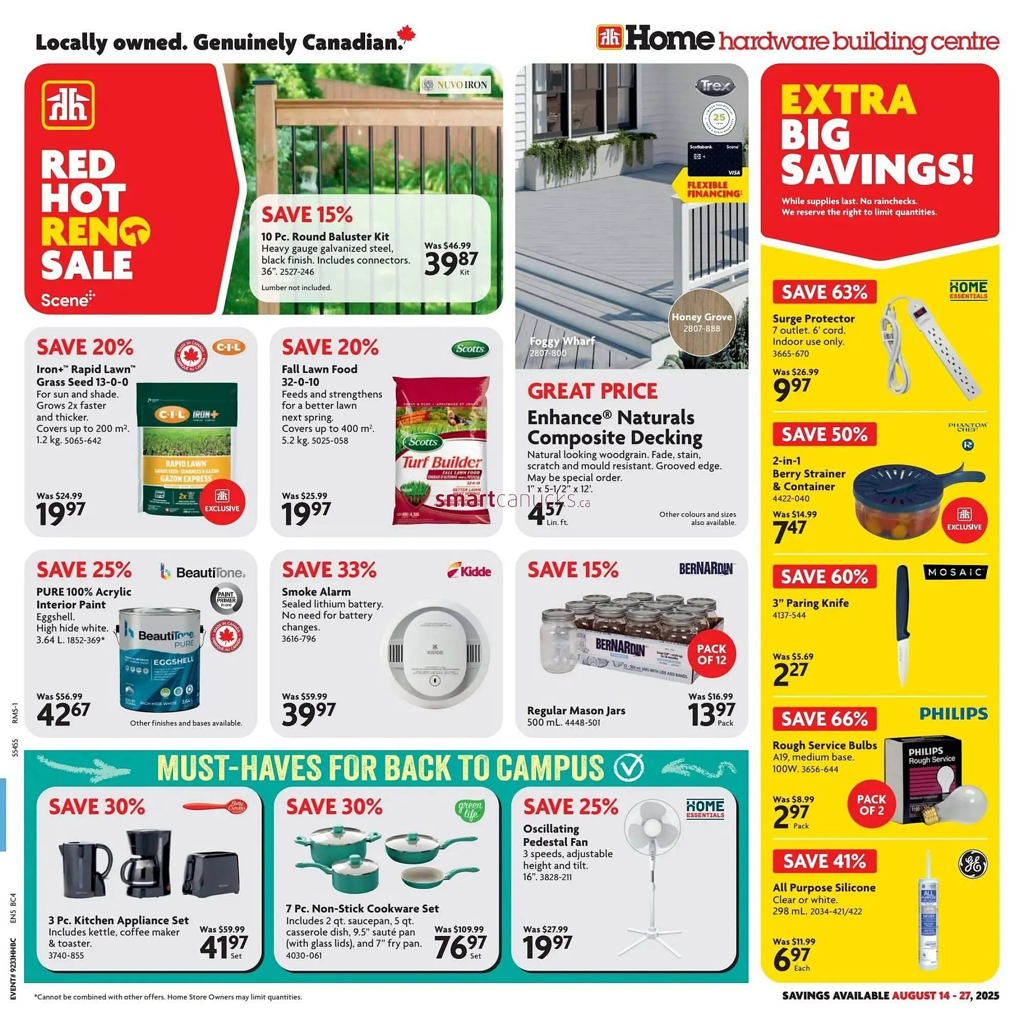 Home Hardware flyer from August 14 to August 27 2025 - flyer page 1