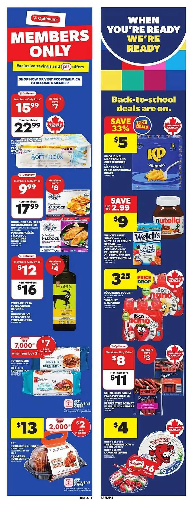 Real Canadian Superstore flyer from August 22 to August 28 2025 - flyer page 1