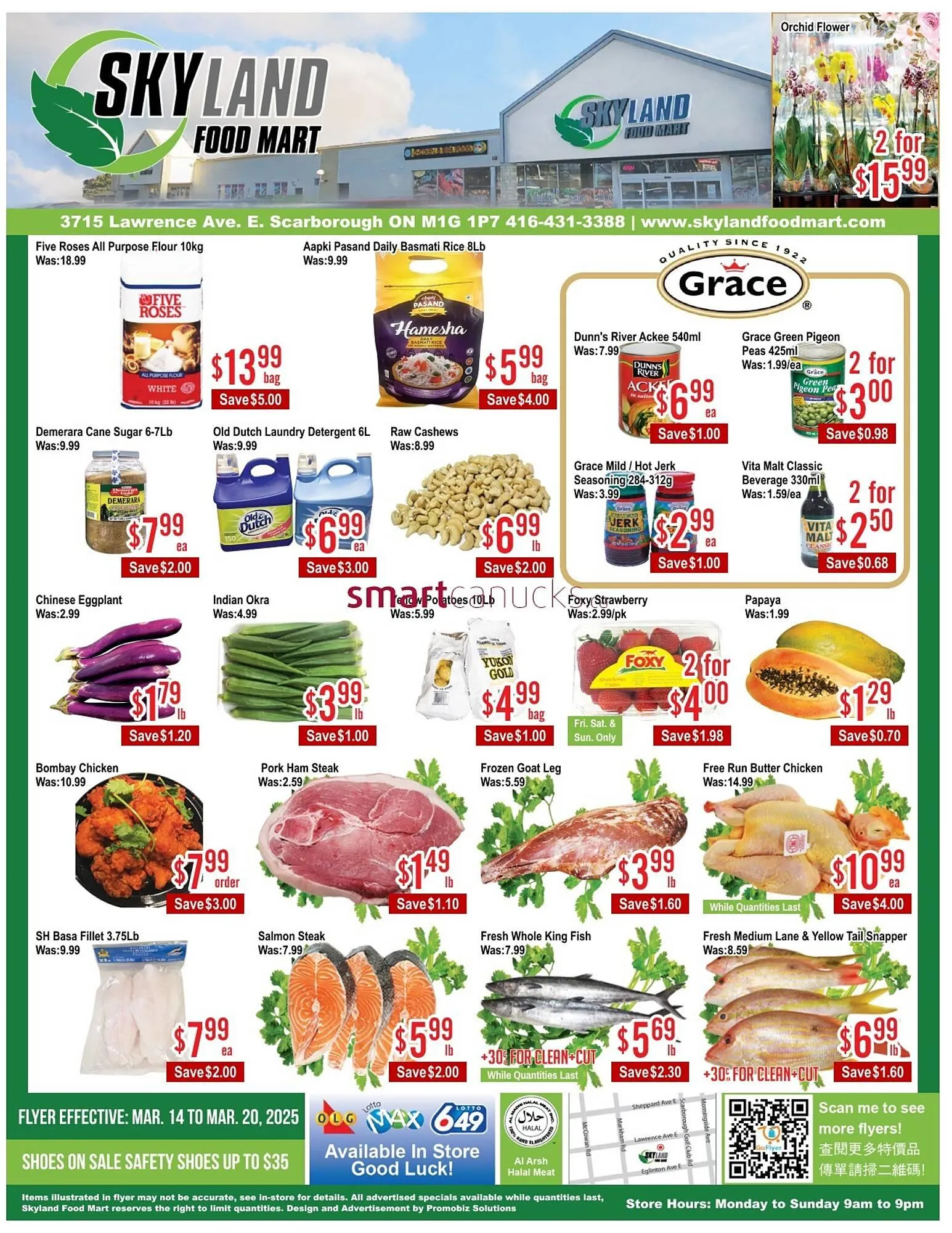 Skyland Foodmart flyer - 1