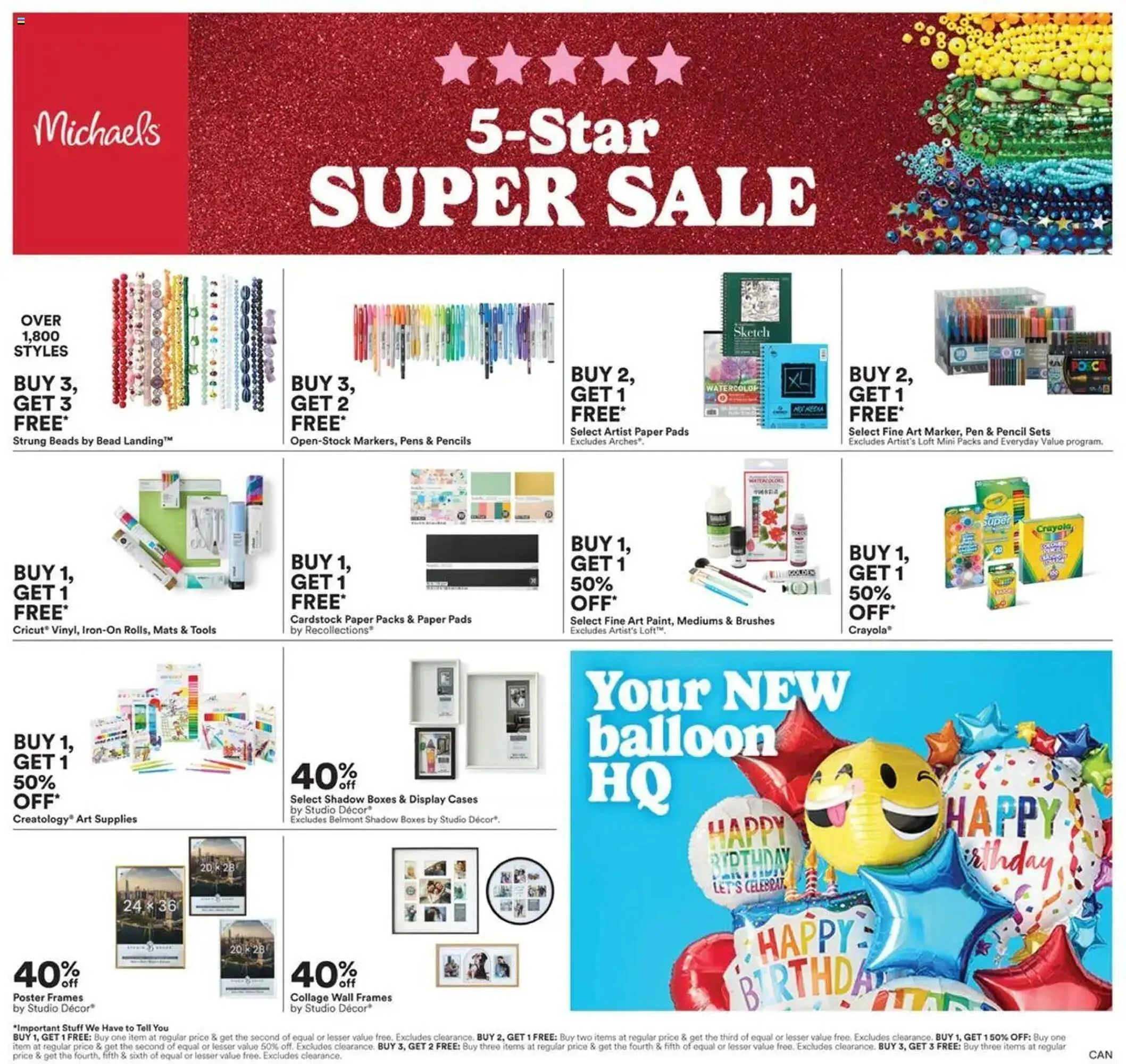 Michaels flyer from August 22 to August 28 2025 - flyer page 1