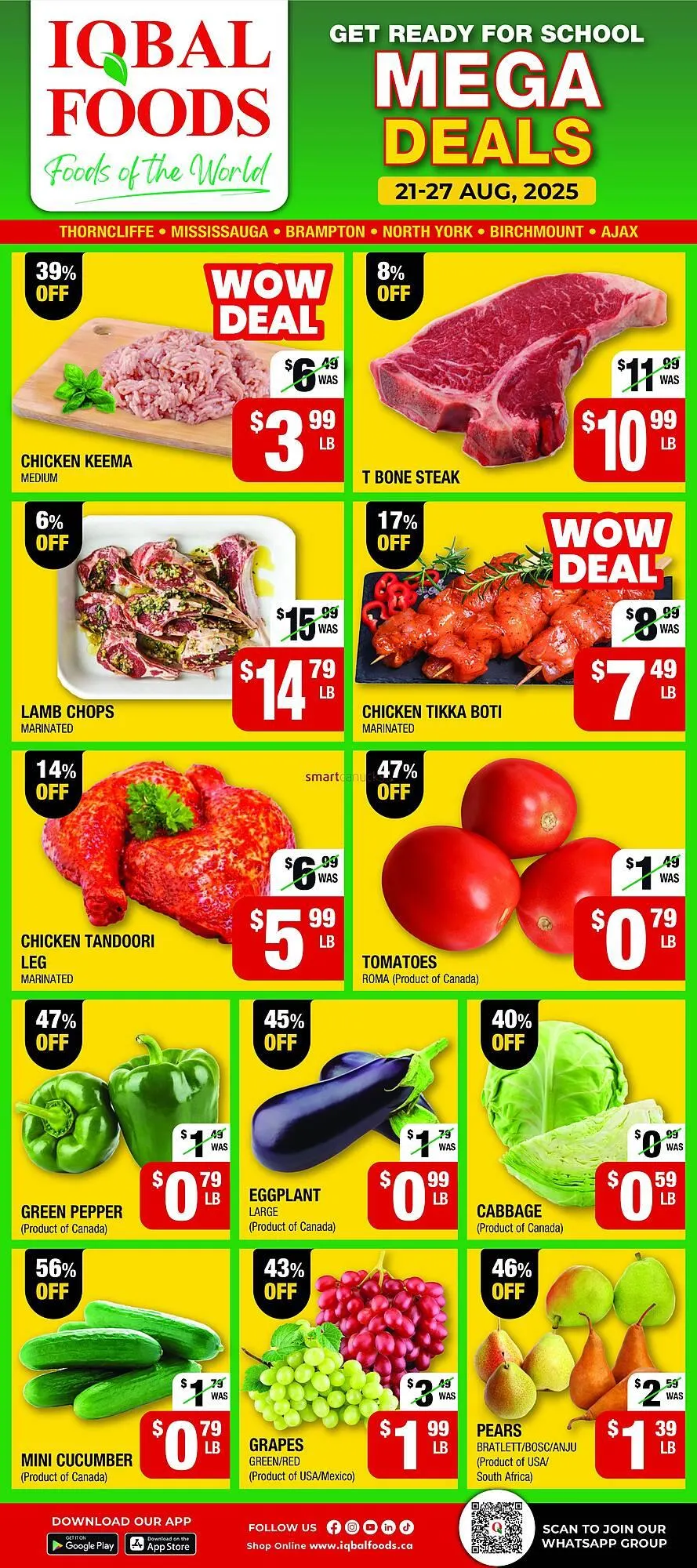 Iqbal Foods flyer from August 21 to August 27 2025 - flyer page 1