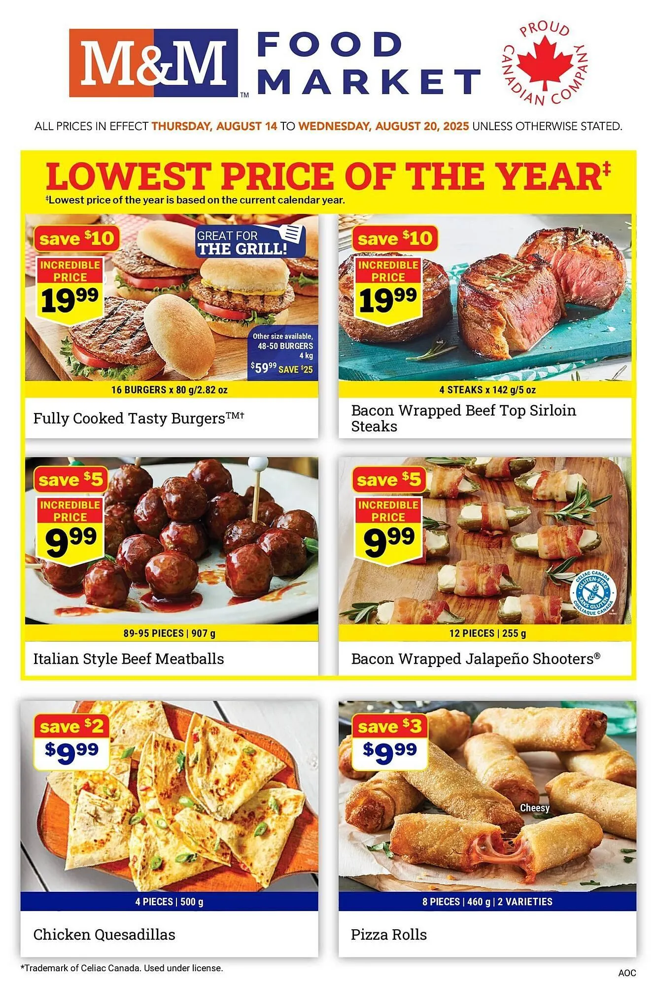 M & M Food Market flyer from August 14 to August 21 2025 - flyer page 1
