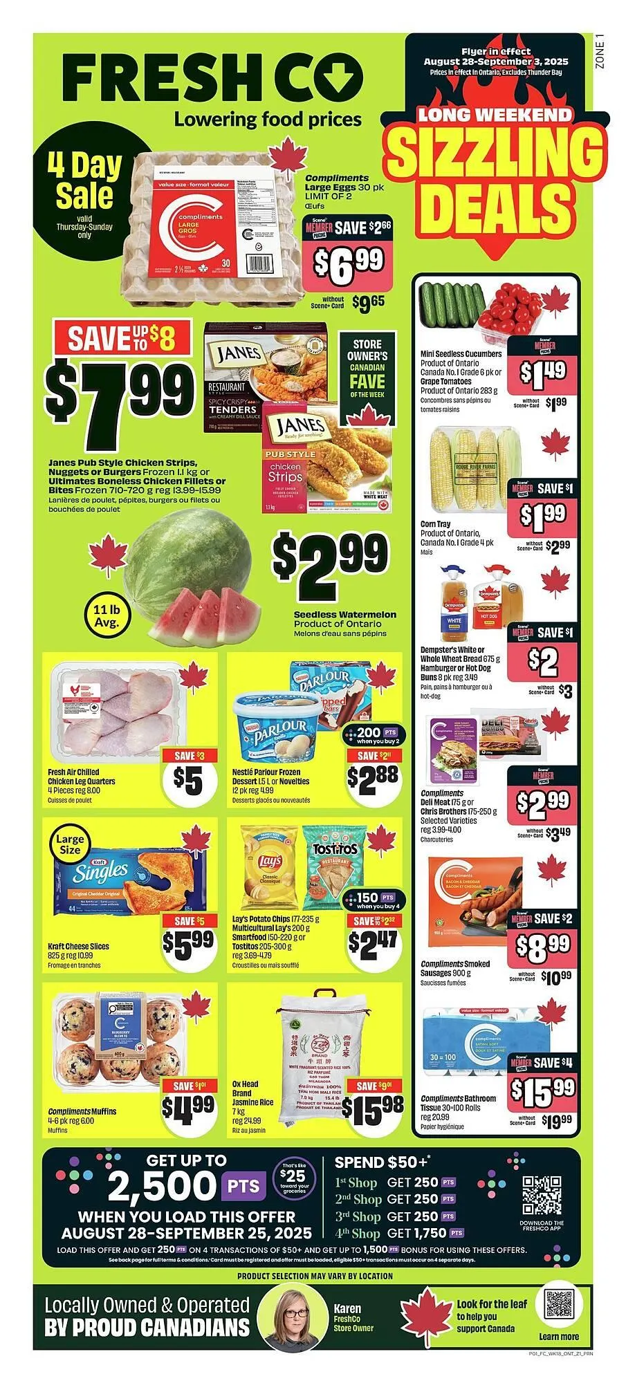 FreshCo flyer from August 29 to September 5 2025 - flyer page 1