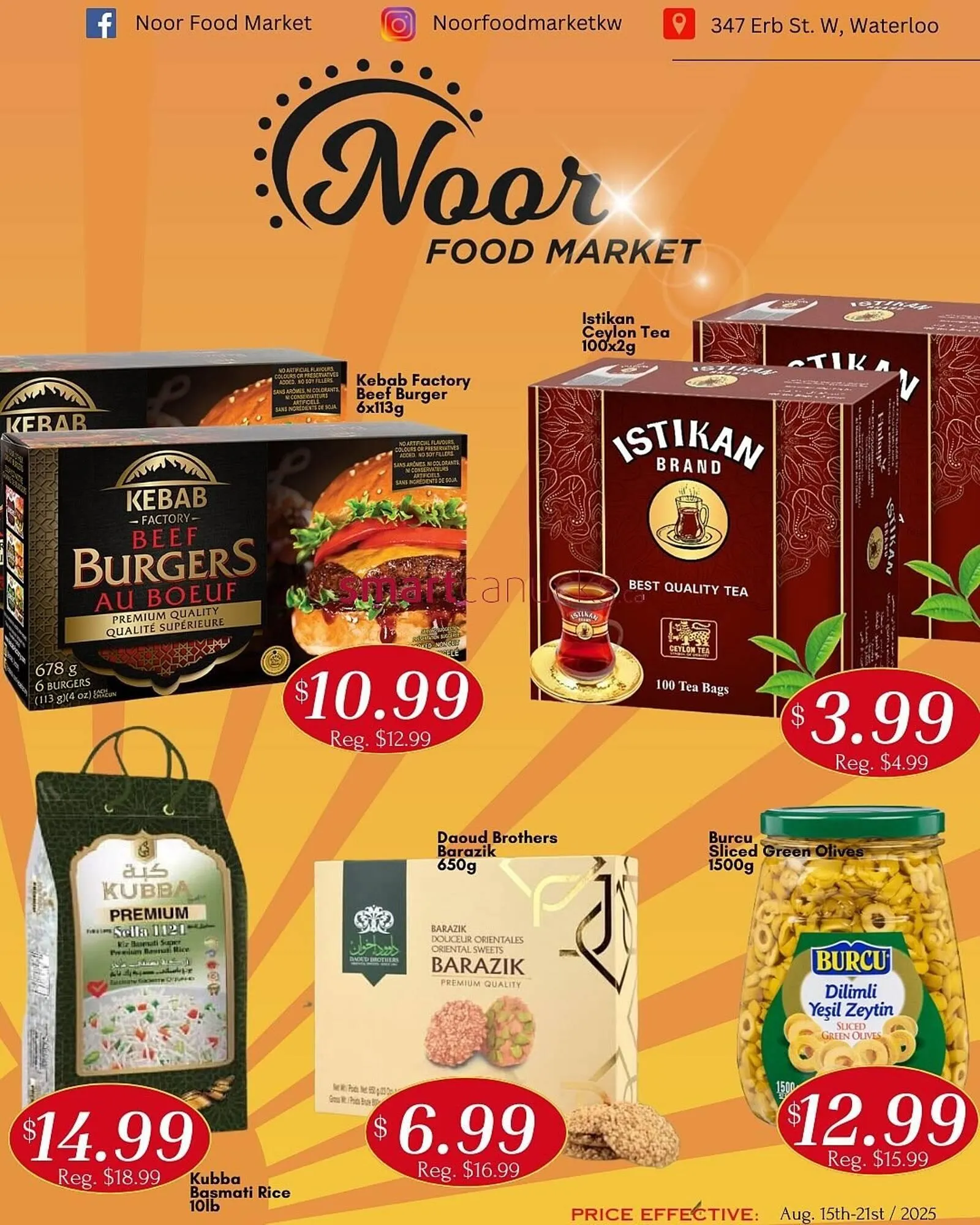 Noor Food Market flyer from August 15 to August 21 2025 - flyer page 1