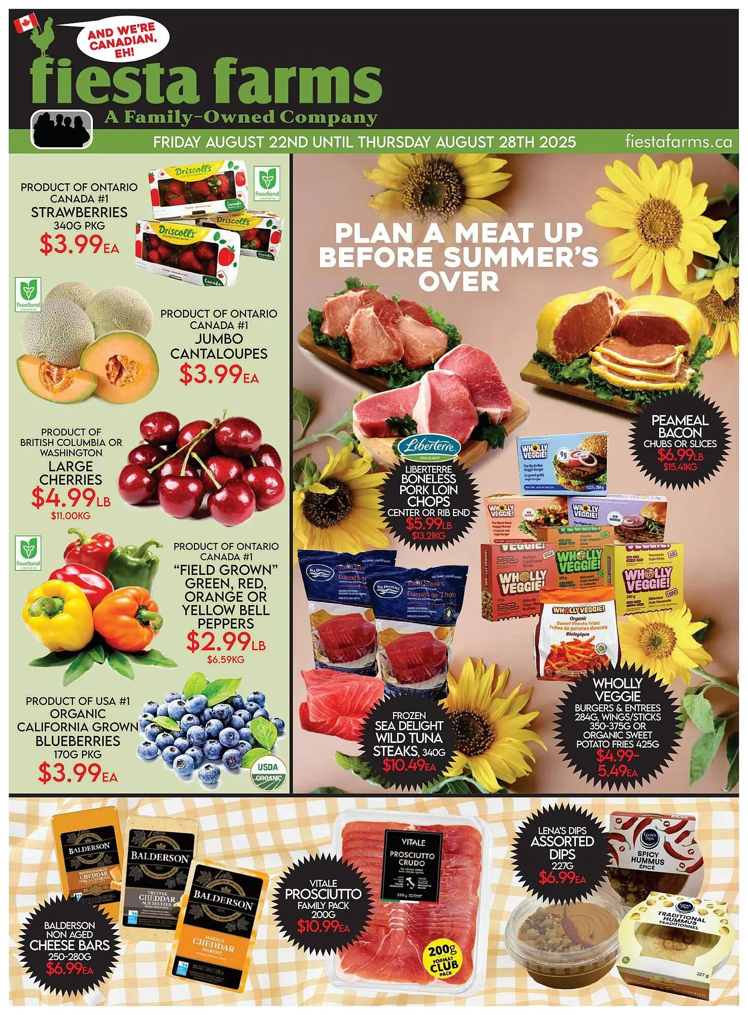 Fiesta Farms flyer from August 22 to August 28 2025 - flyer page 1