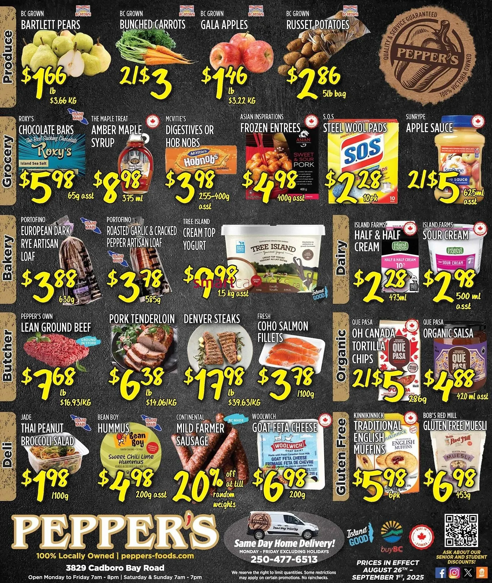 Pepper's Foods flyer from August 28 to September 3 2025 - flyer page 1