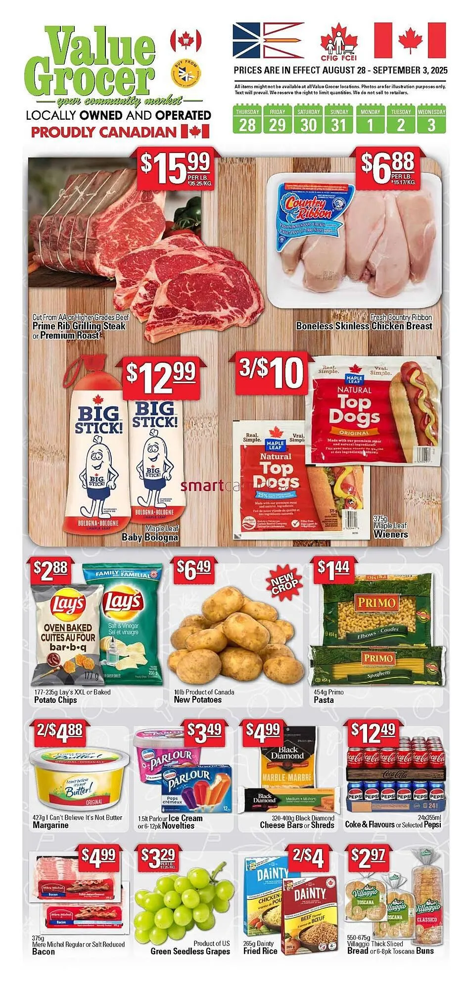 Value Grocer flyer from August 28 to September 3 2025 - flyer page 1