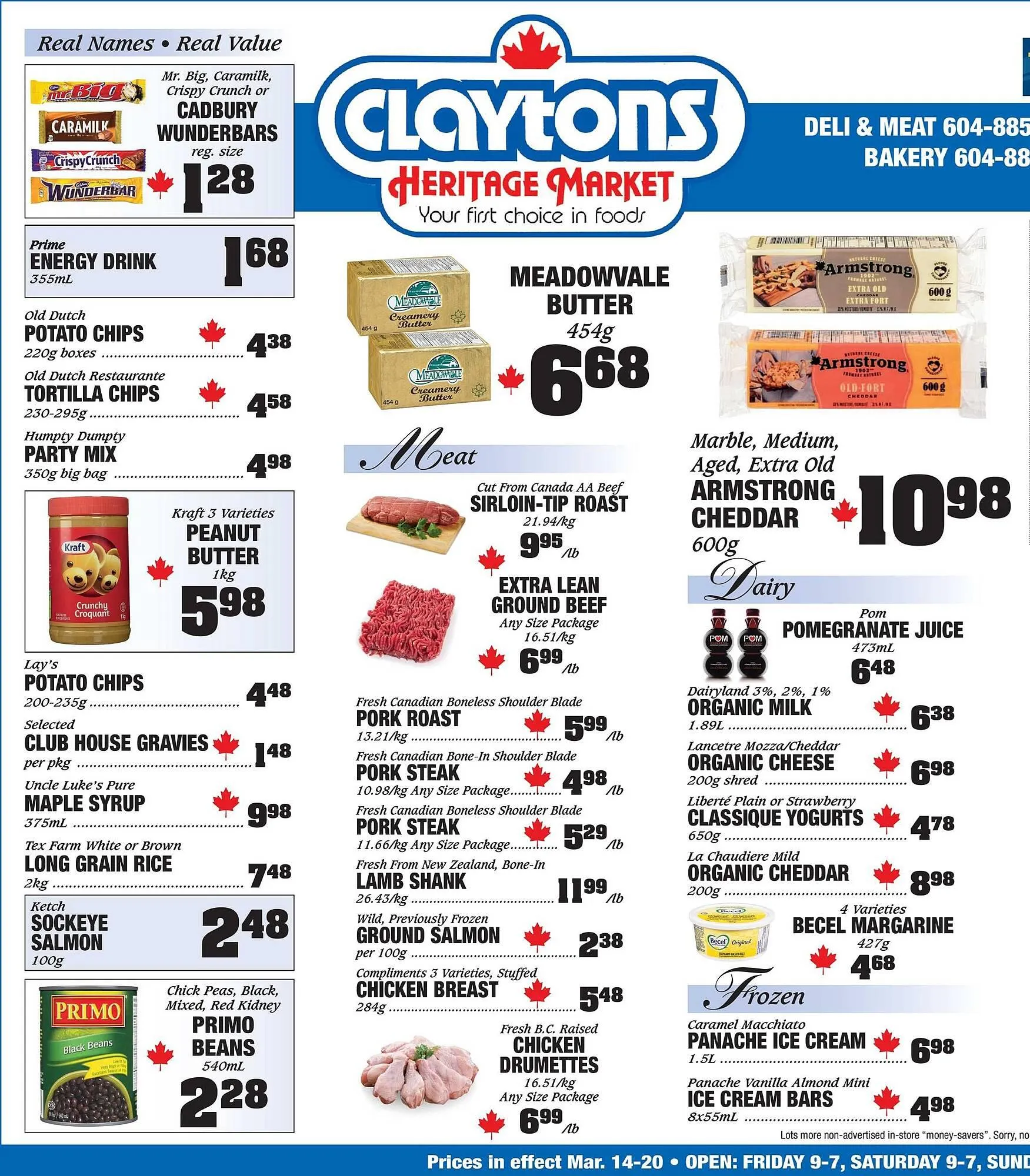 Claytons Heritage Market flyer - 1
