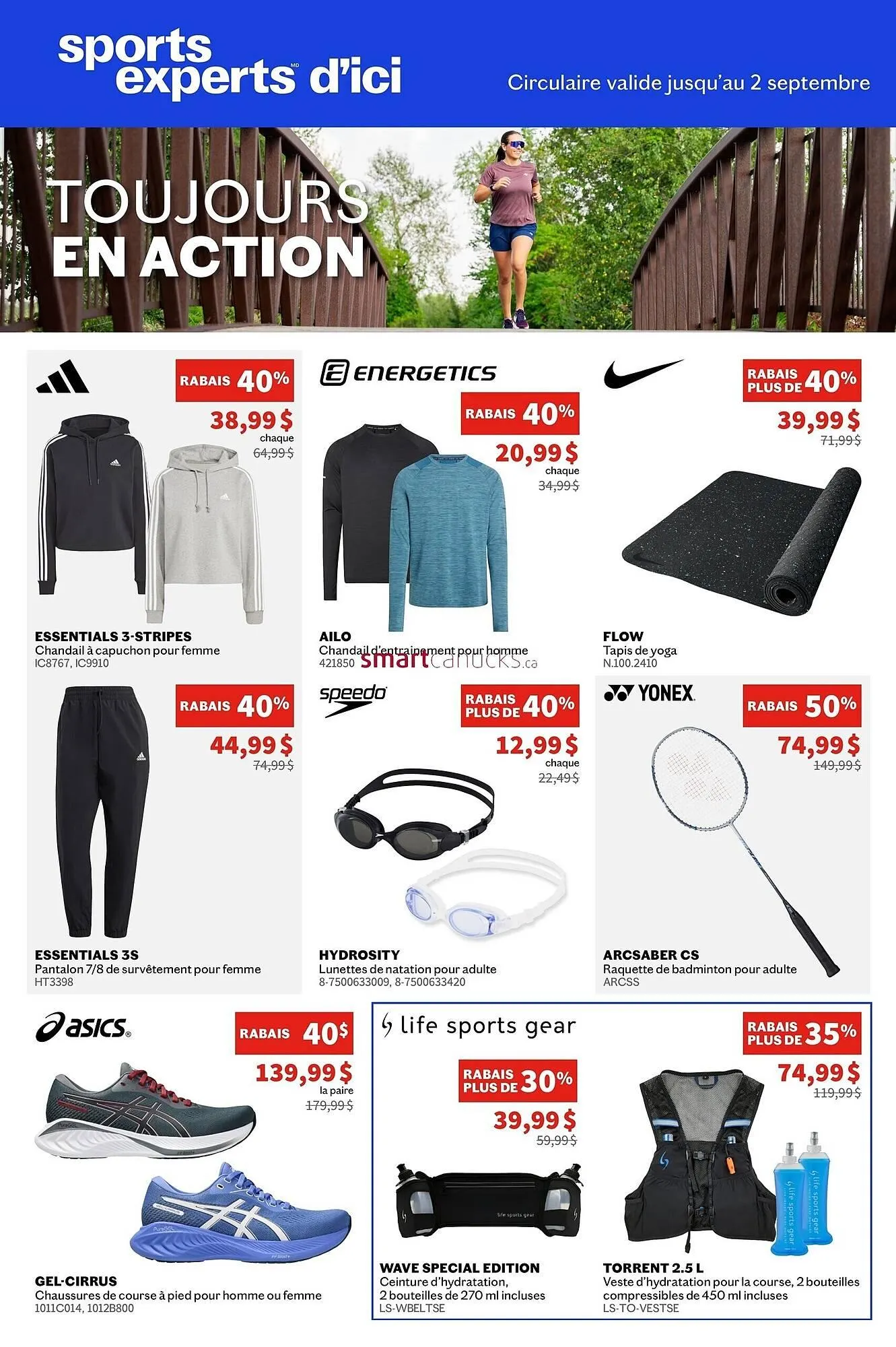 Sports Experts flyer from August 21 to August 27 2025 - flyer page 1