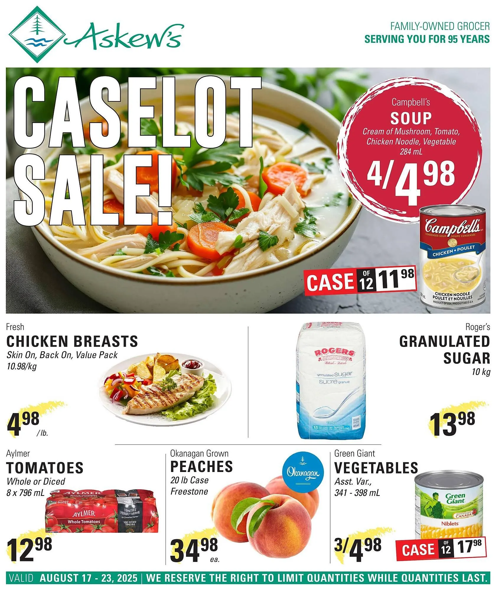 Askews Foods flyer from August 17 to August 30 2025 - flyer page 1