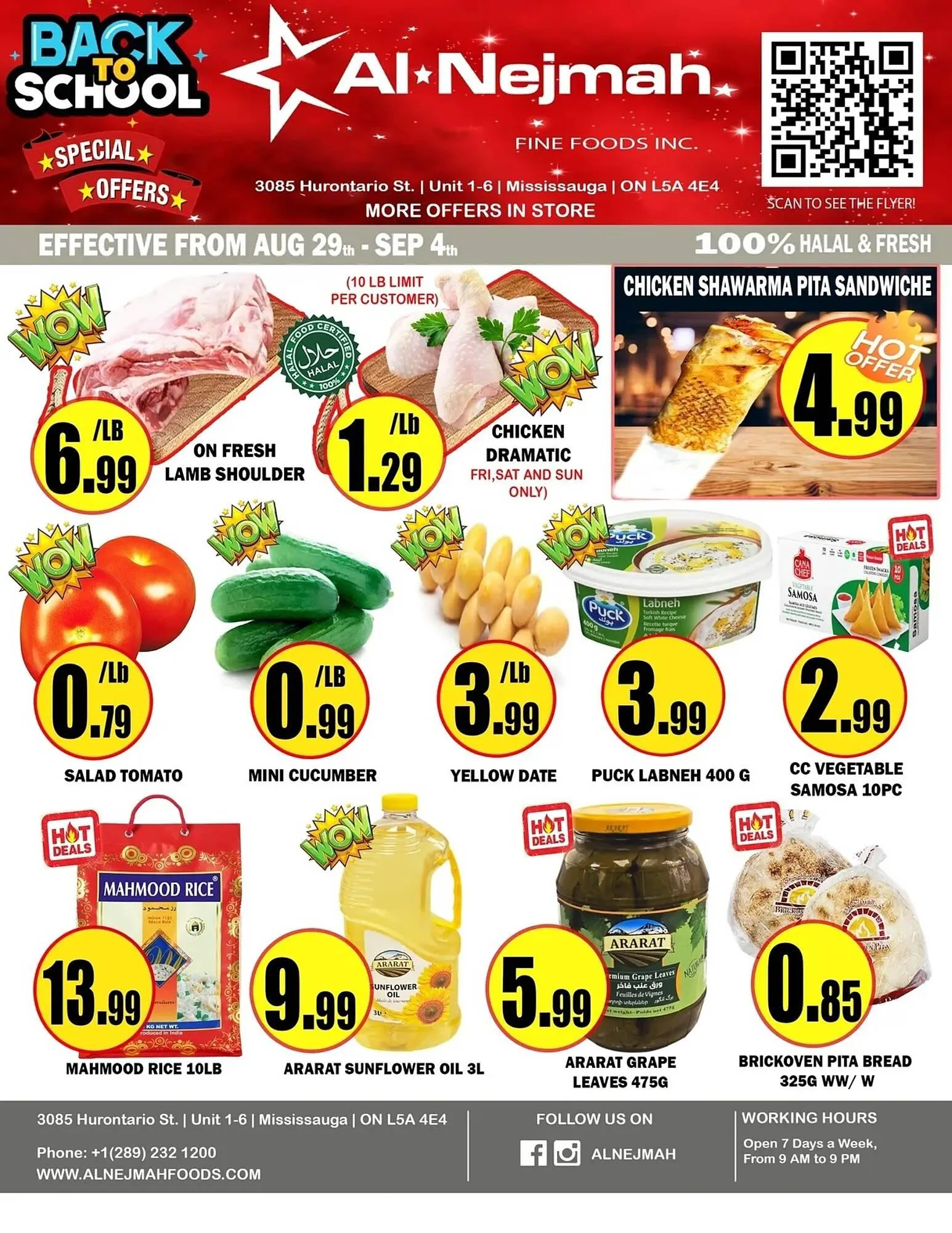 Alnejmah flyer from August 29 to September 4 2025 - flyer page 1