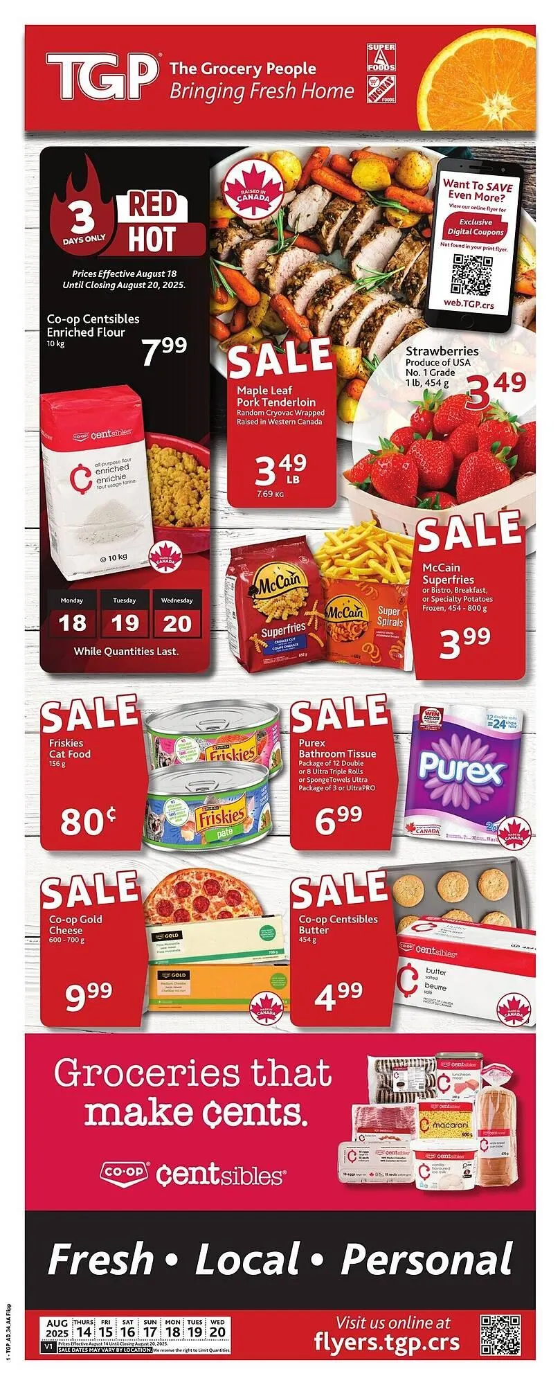 TGP The Grocery People flyer from August 14 to August 20 2025 - flyer page 1