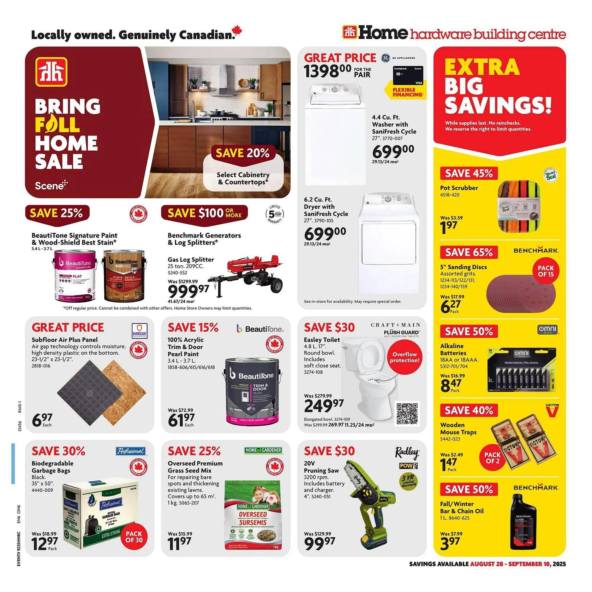 Home Hardware flyer from August 28 to September 3 2025 - flyer page 1