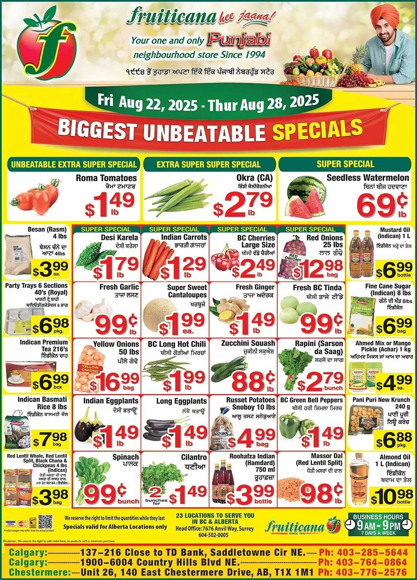 Fruiticana flyer from August 22 to September 5 2025 - flyer page 1