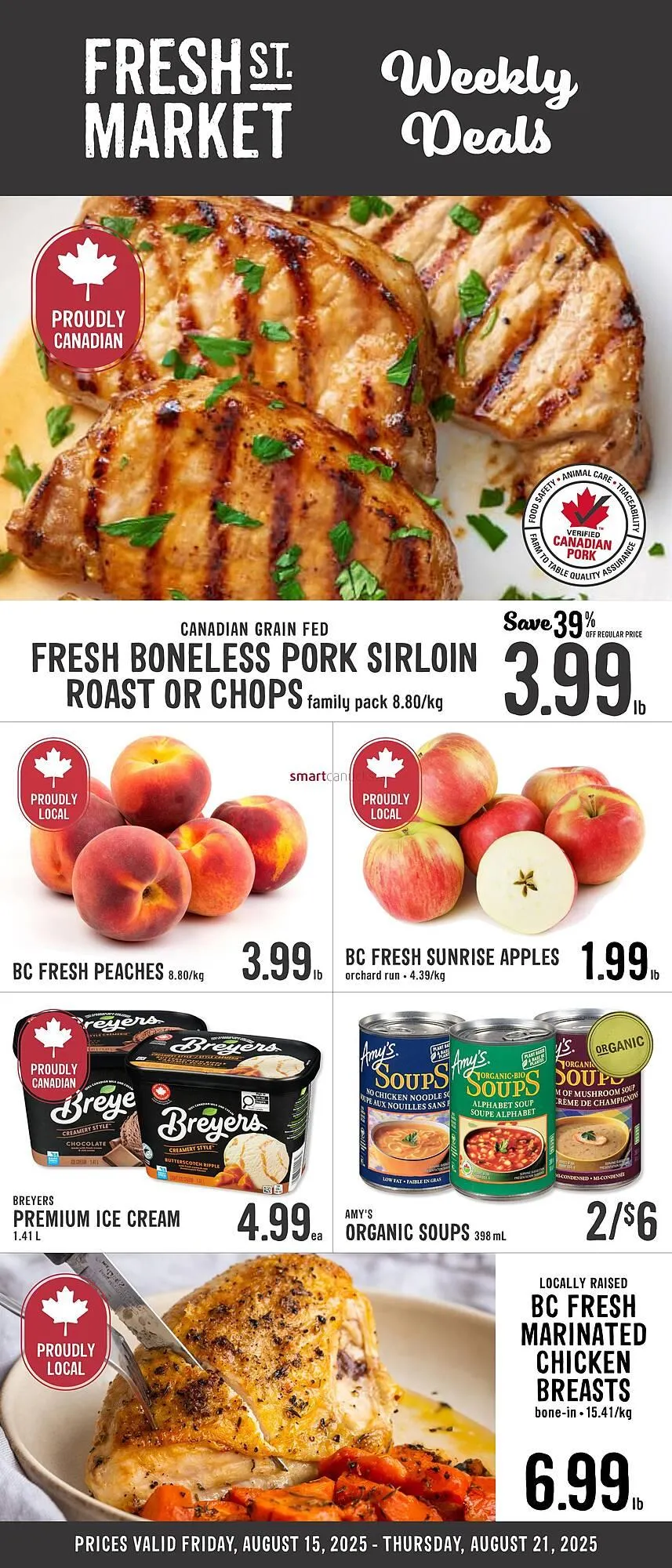 Fresh St Market flyer from August 14 to September 24 2025 - flyer page 1
