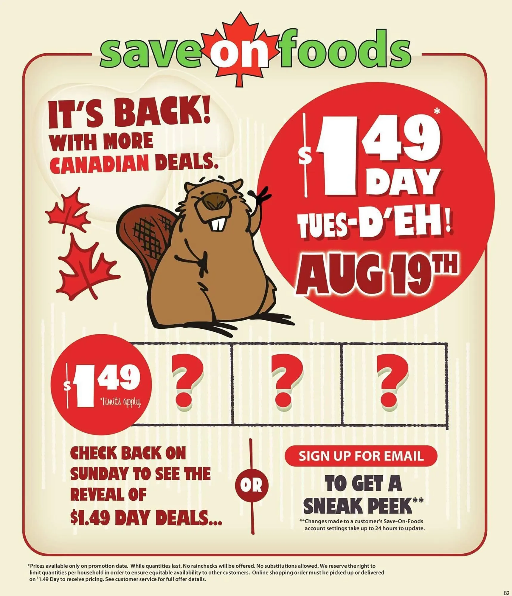Save on Foods flyer from August 14 to August 21 2025 - flyer page 1