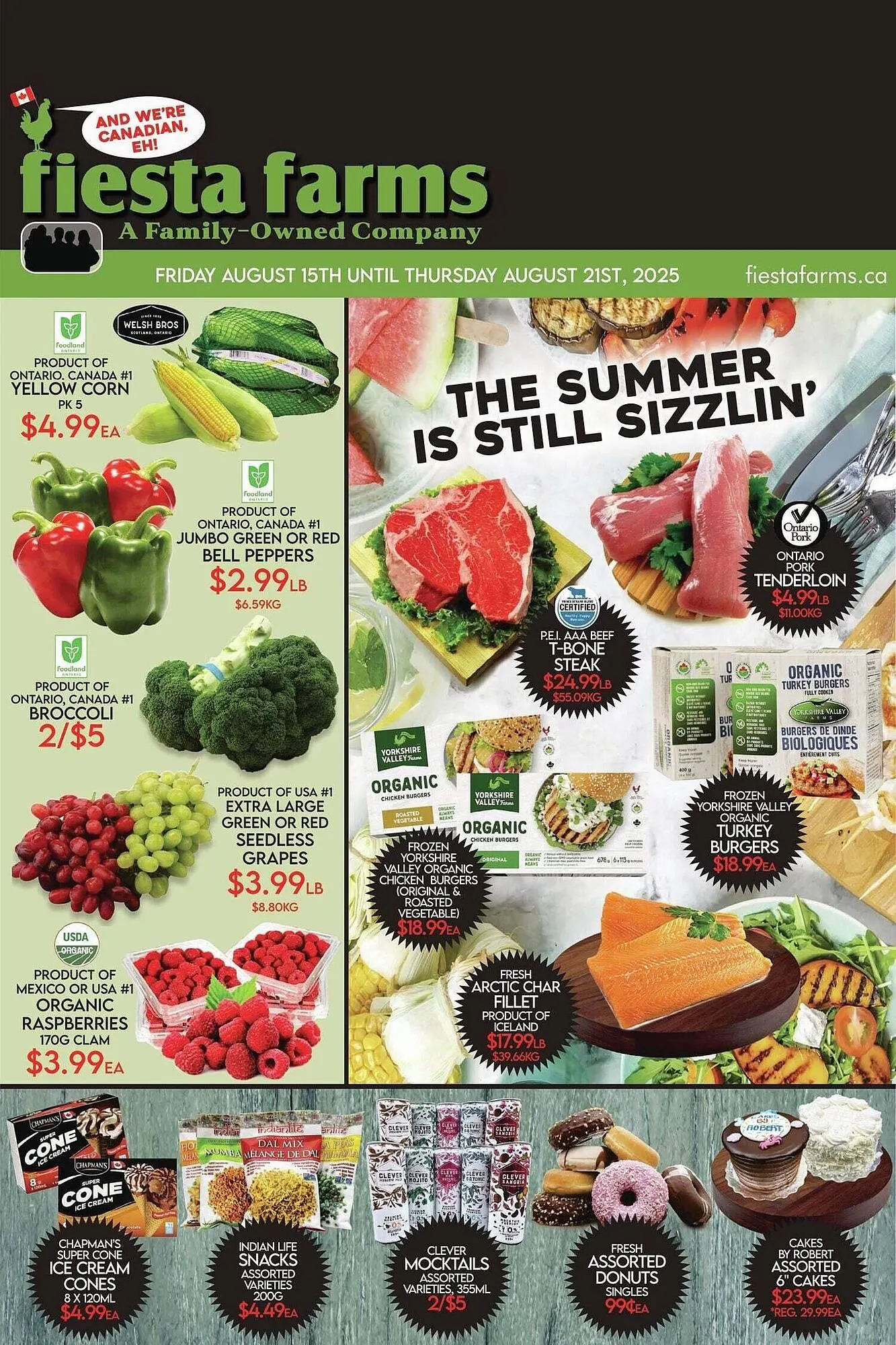 Fiesta Farms flyer from August 15 to August 22 2025 - flyer page 1