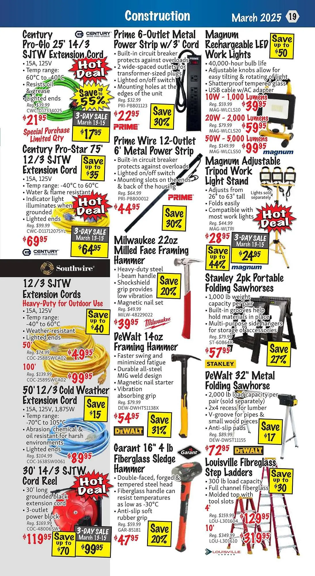KMS Tools flyer from March 1 to March 31 2025 - flyer page 19