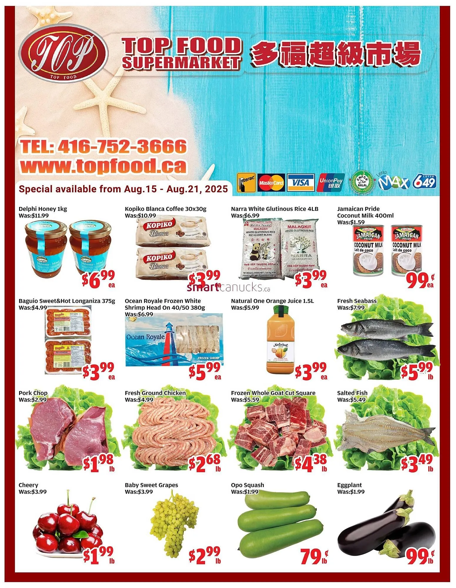 Top Food Supermarket flyer from August 15 to August 21 2025 - flyer page 1