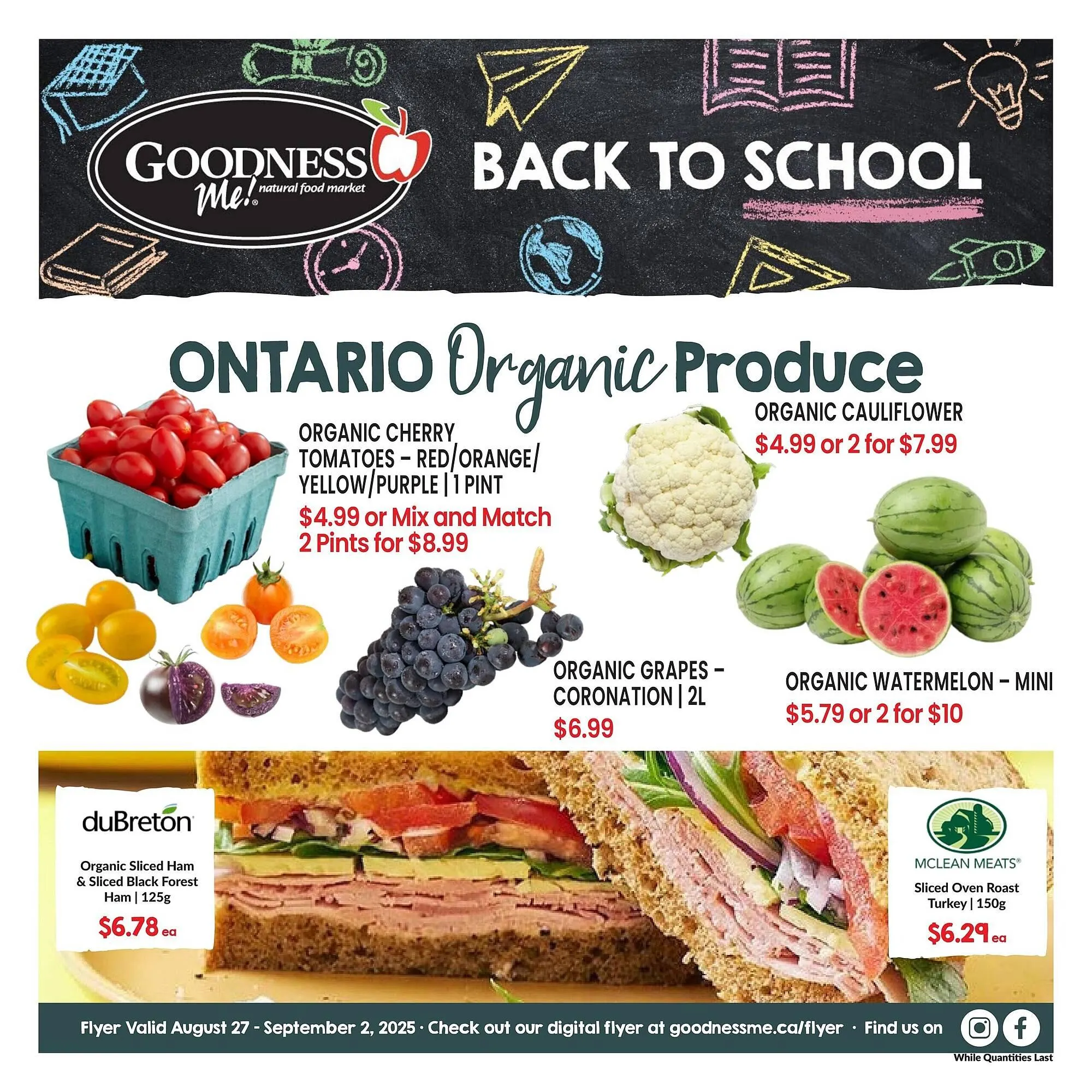 Goodness Me flyer from August 29 to September 4 2025 - flyer page 1