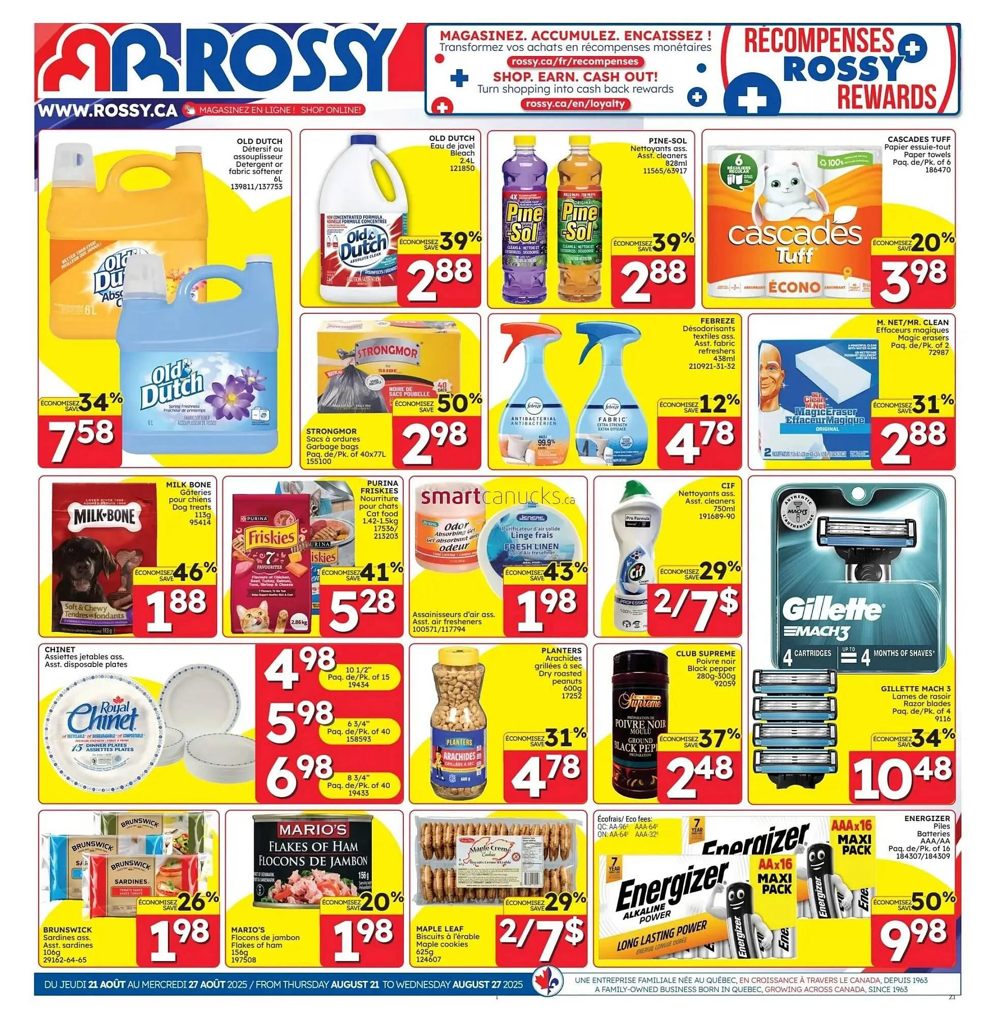 Rossy flyer from August 21 to August 27 2025 - flyer page 1