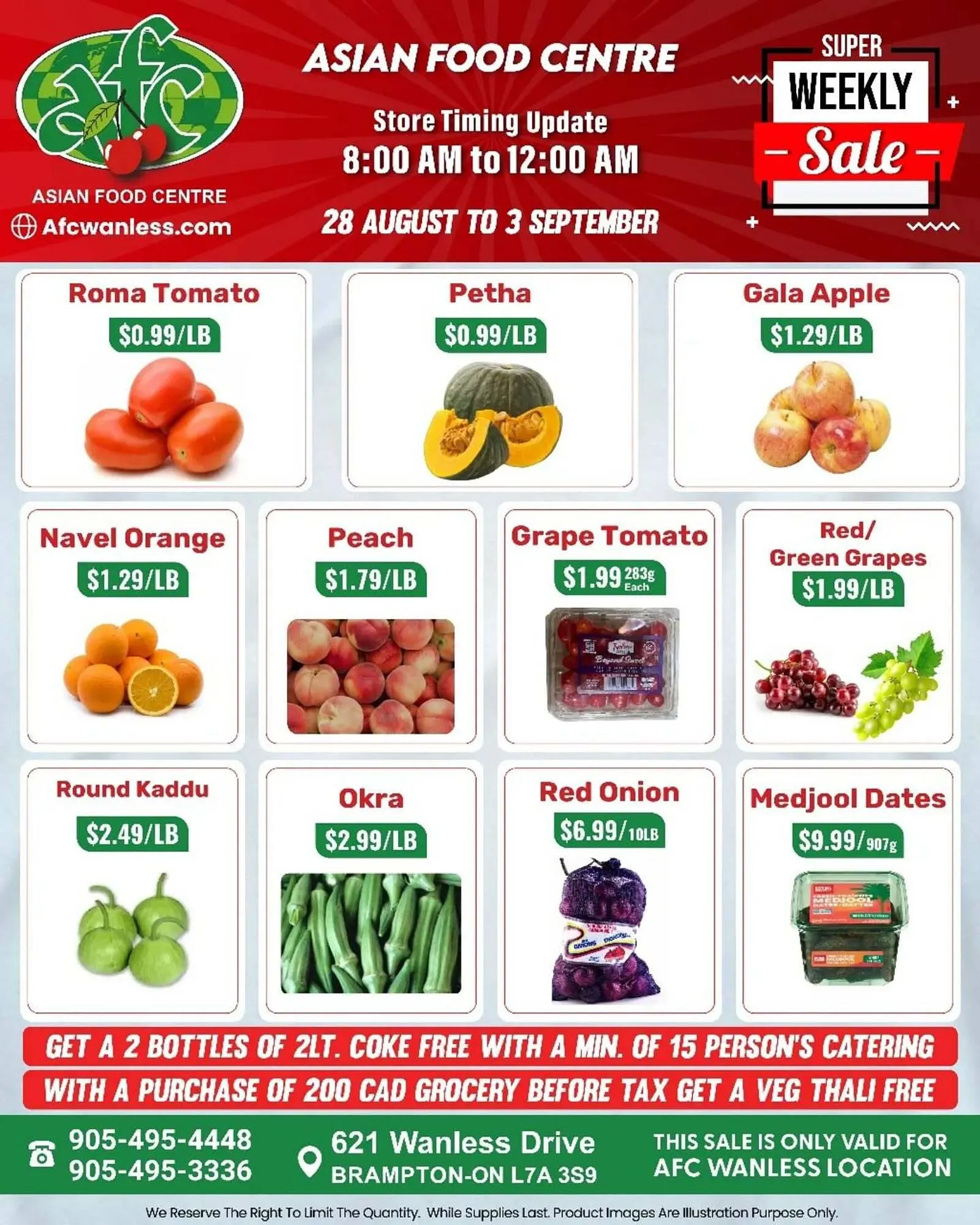 Asian Food Centre flyer from August 28 to September 3 2025 - flyer page 1