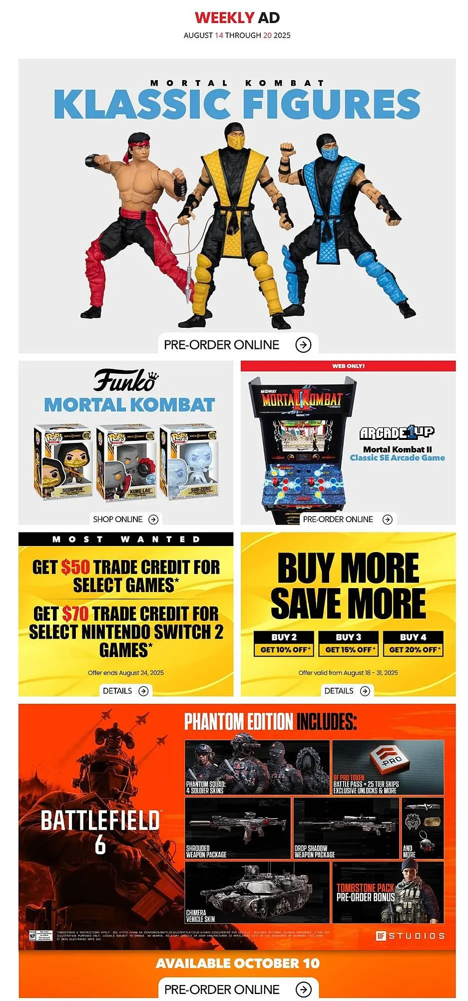GameStop flyer from August 14 to August 20 2025 - flyer page 1