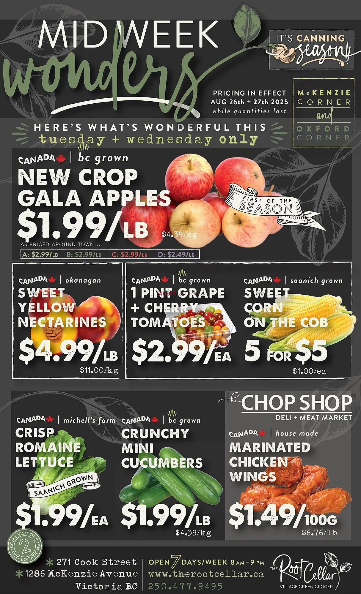 The Root Cellar flyer from August 28 to September 3 2025 - flyer page 1