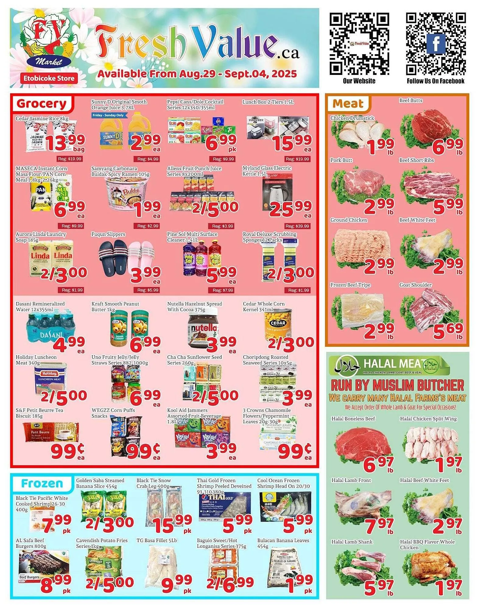 Fresh Value flyer from August 29 to September 5 2025 - flyer page 1