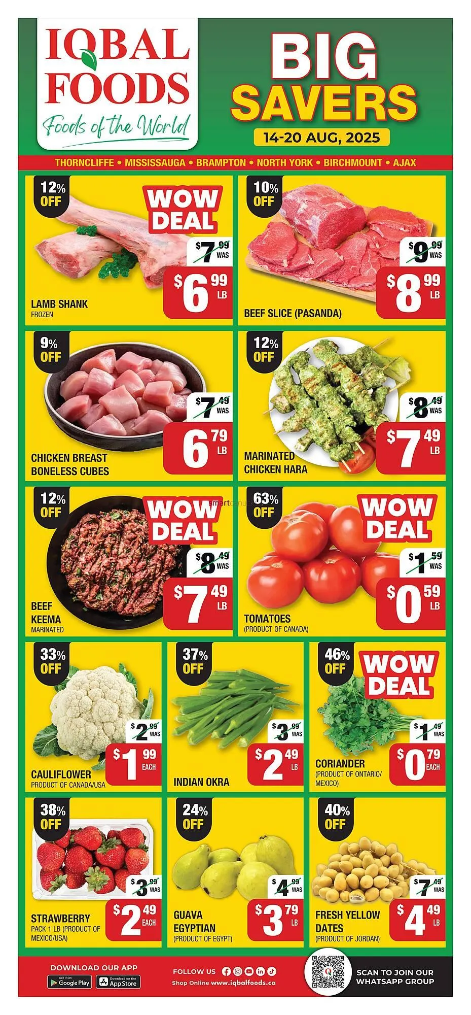 Iqbal Foods flyer from August 14 to August 20 2025 - flyer page 1