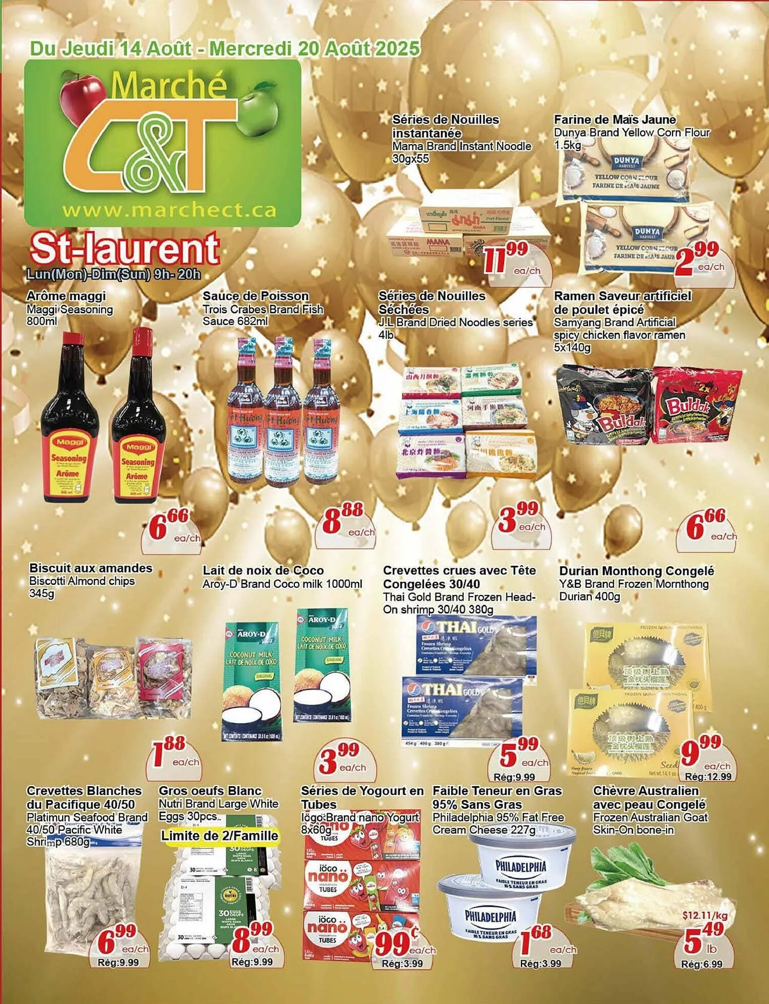 Marche C&T flyer from August 14 to August 21 2025 - flyer page 1