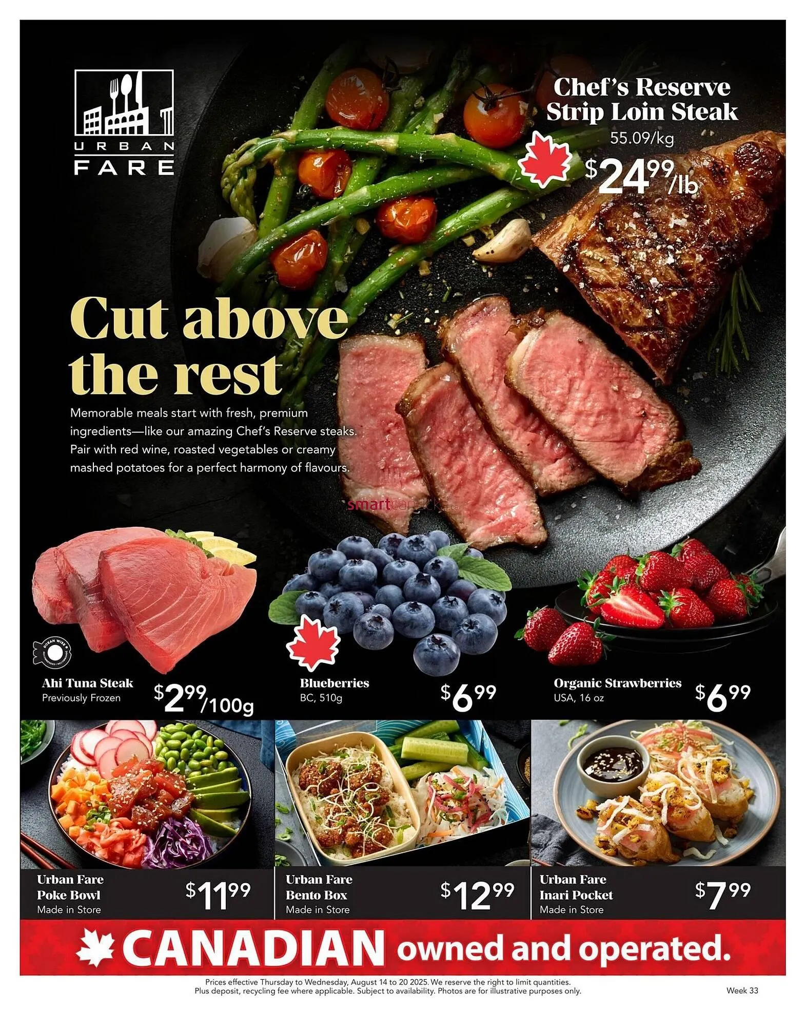 Urban Fare flyer from August 14 to August 20 2025 - flyer page 1