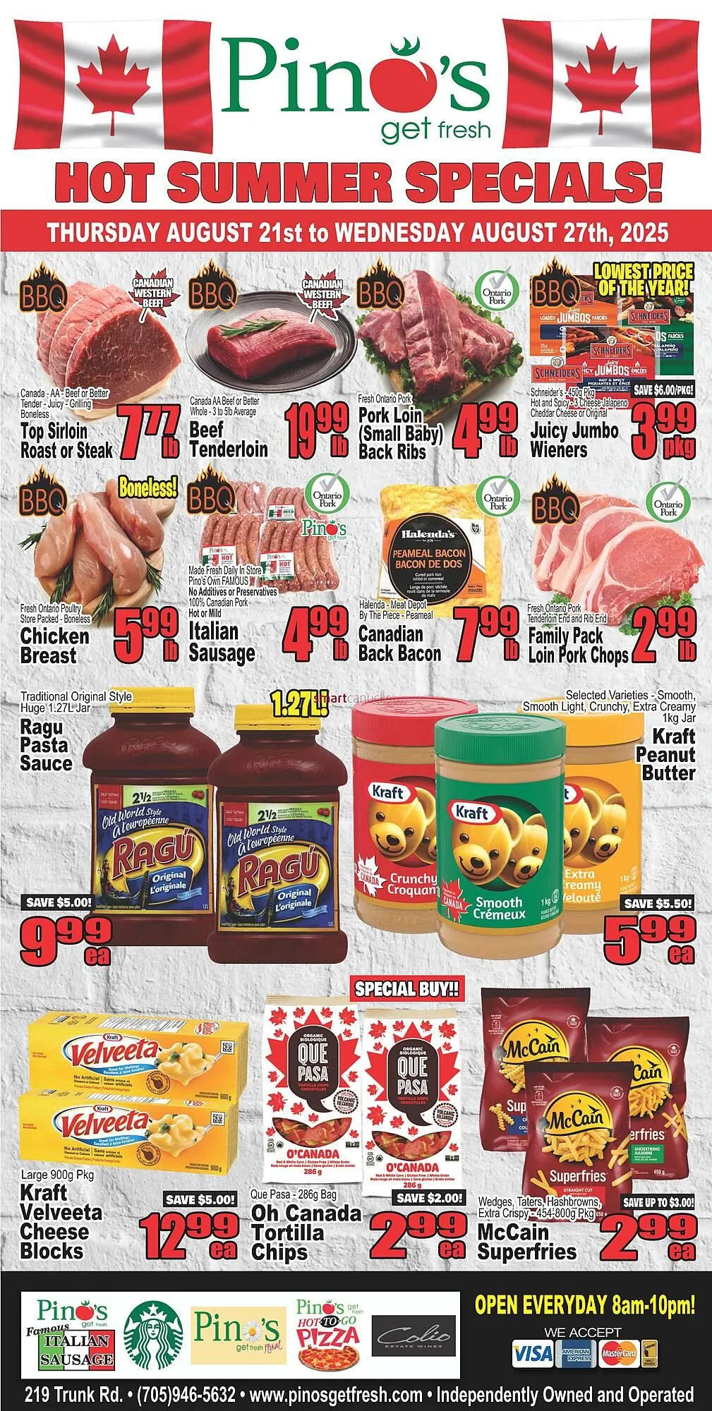 Pino's flyer from August 21 to August 27 2025 - flyer page 1