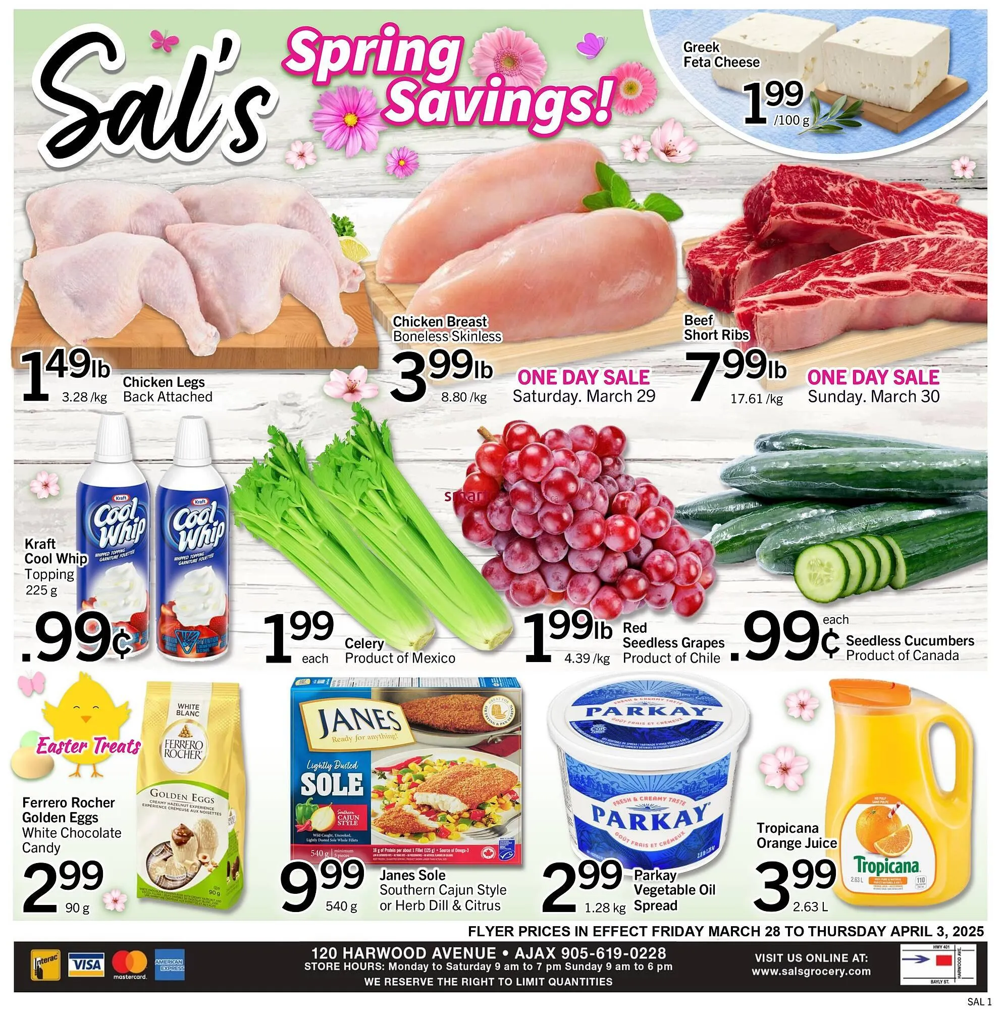 Sals Grocery flyer - 1