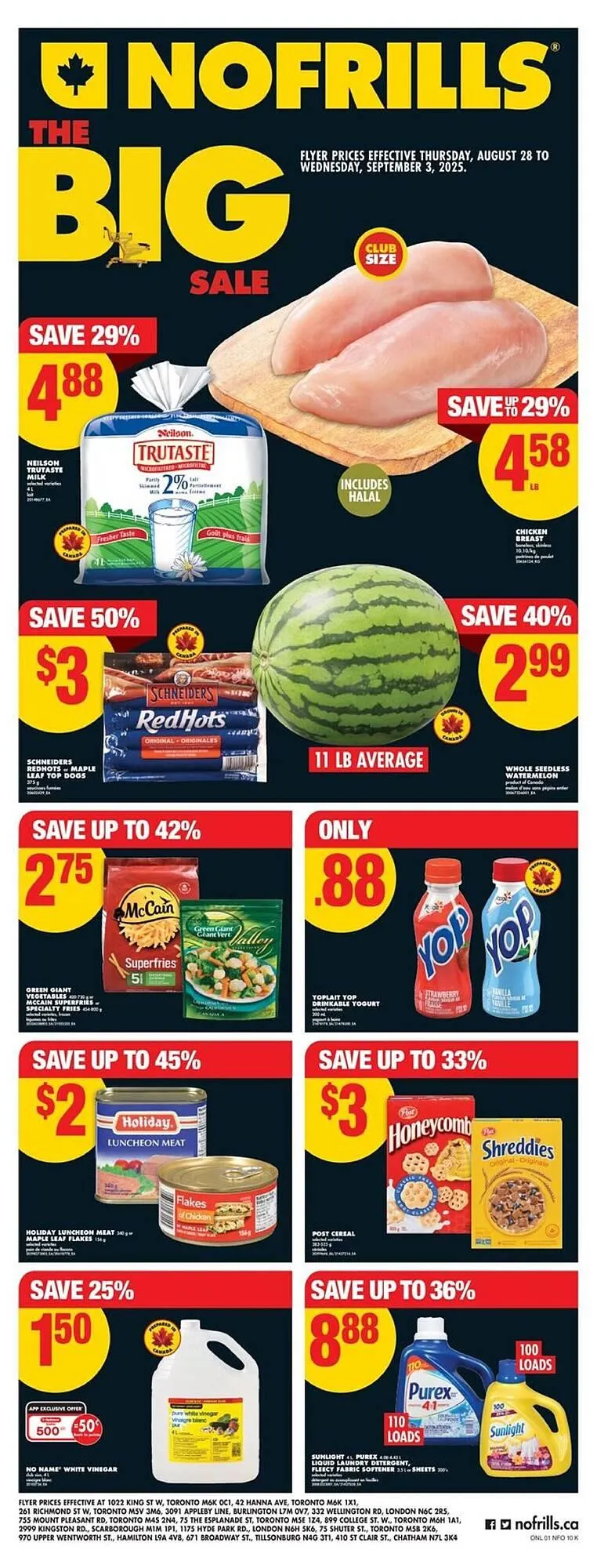 No Frills flyer from August 28 to September 4 2025 - flyer page 1